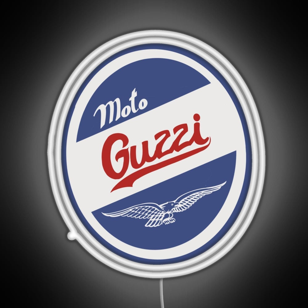 Moto Guzzi Rgb Neon Sign - Size and dimension reference