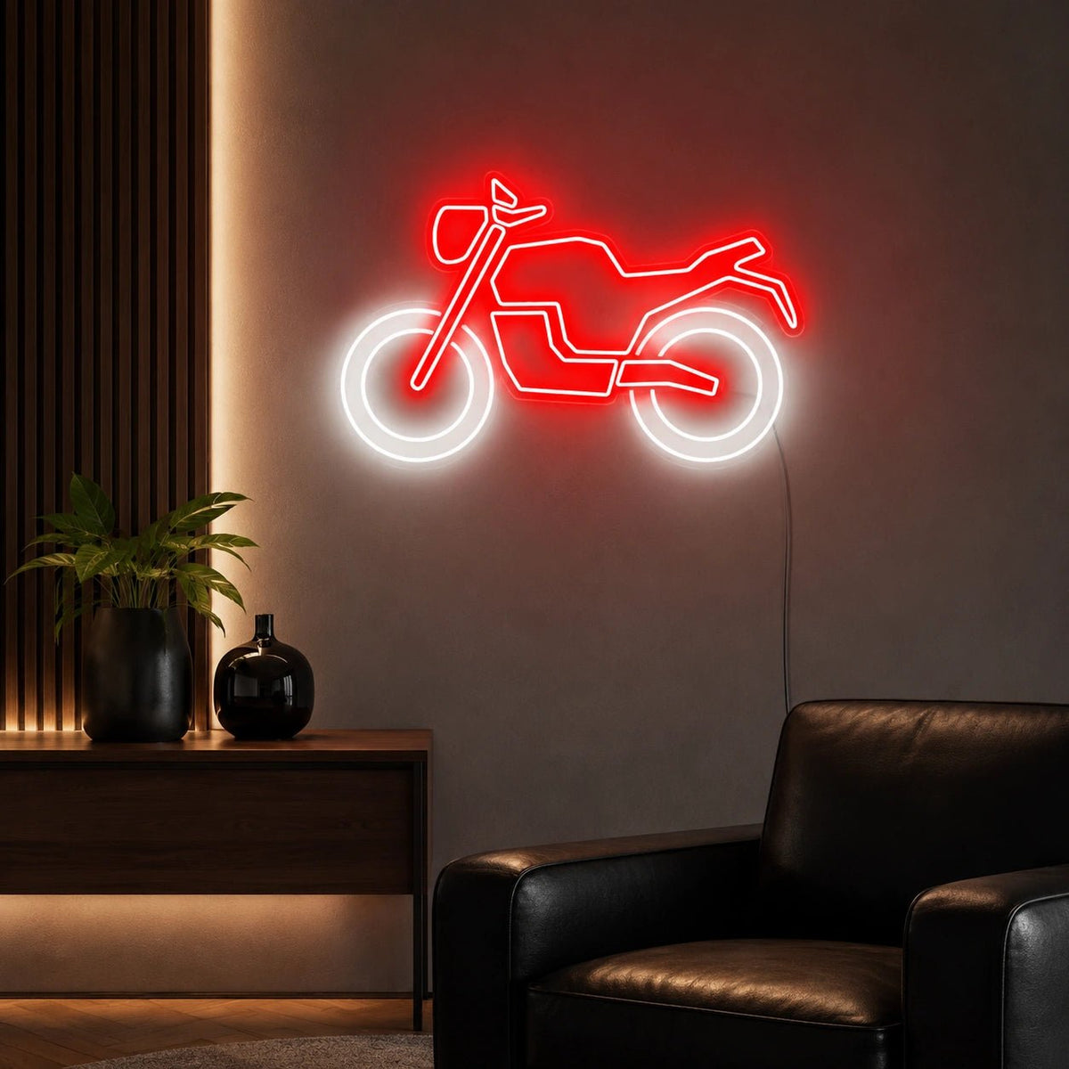 Motorcycle Outline LED Neon Sign - Shineneon