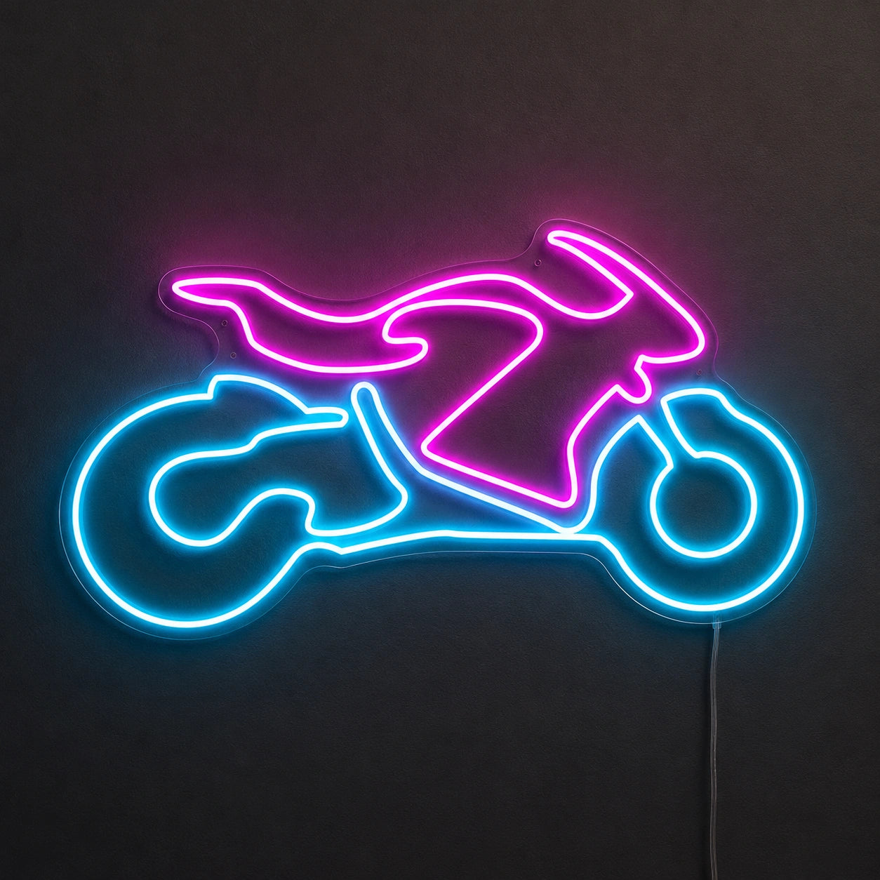 Motorcycle Outline Neon Sign LED Neon Sign main product image