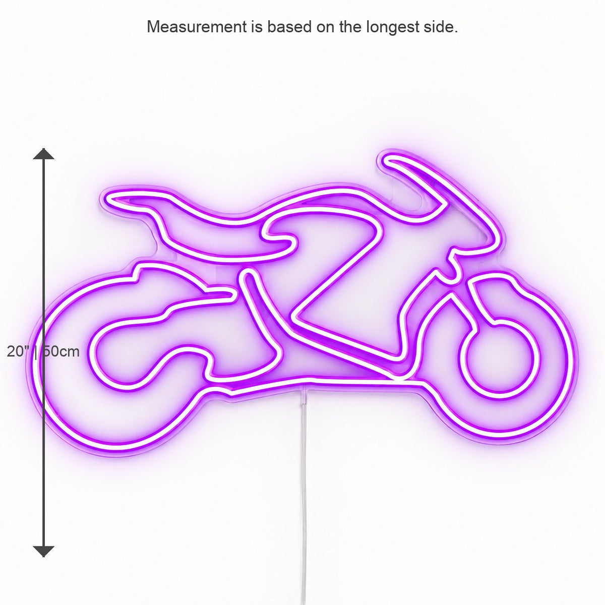 Motorcycle Side Profile LED Neon Sign - Shineneon