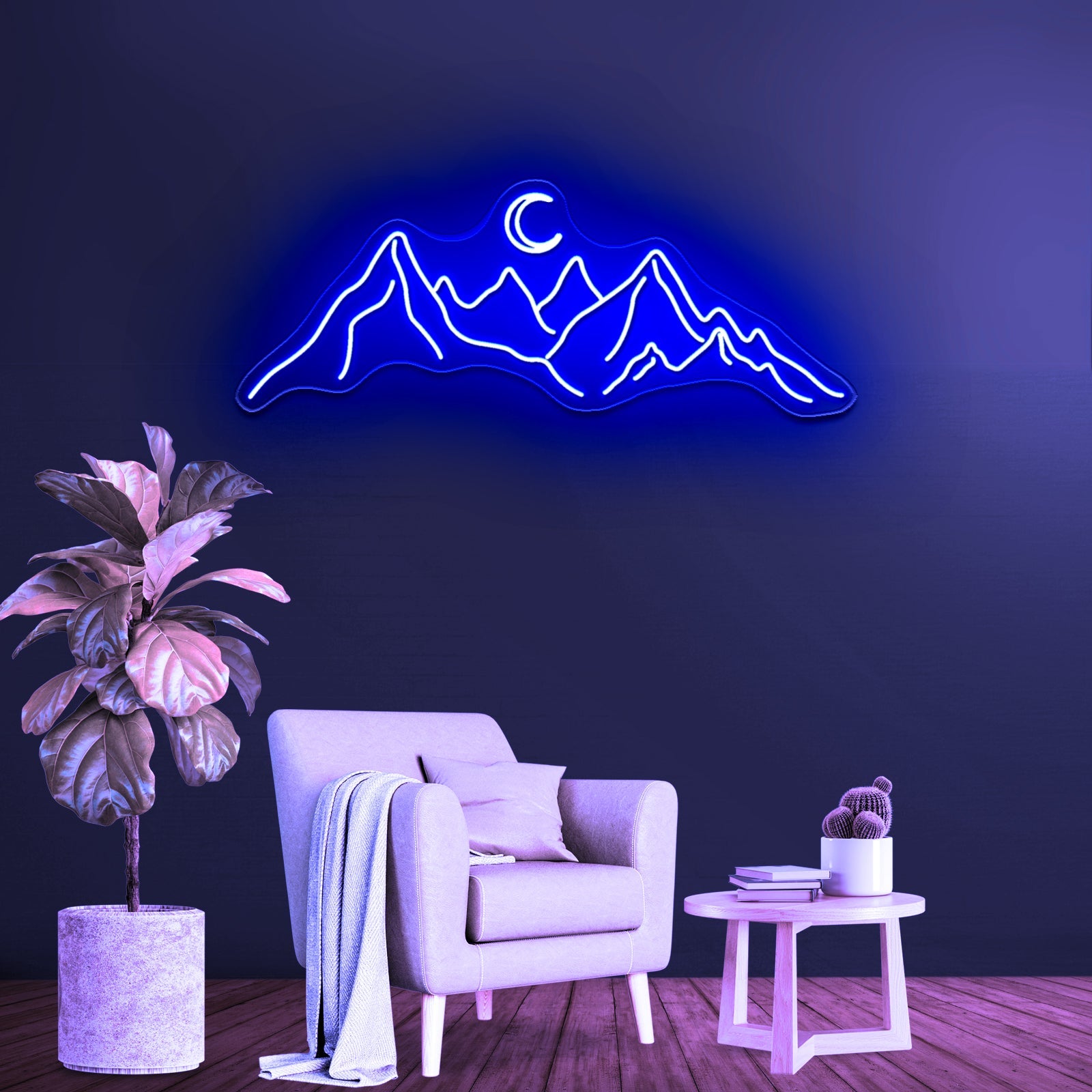 Mountain Neon Sign Wall Art Neon Led Signs - Shineneon