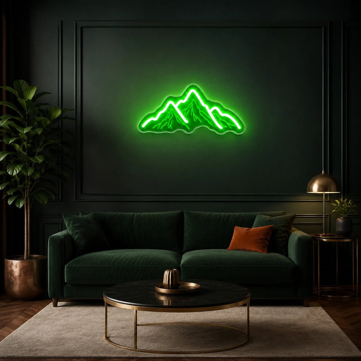 Mountain Peaks LED Neon Sign Man Cave Neon Sign - Shineneon