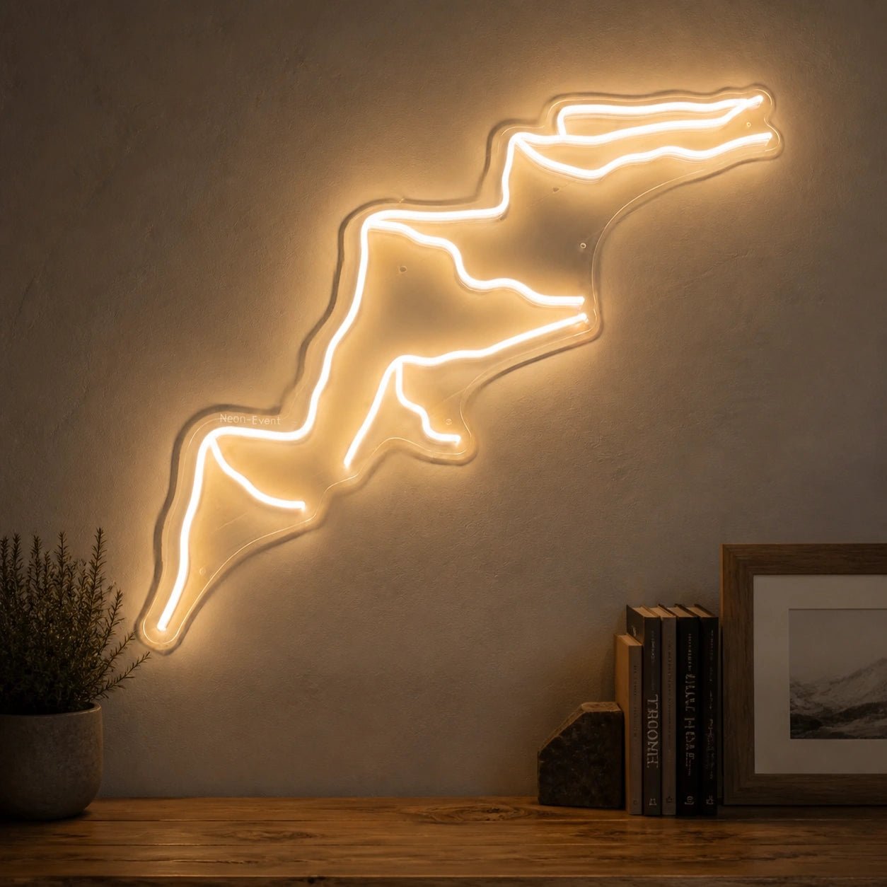 Mountain Ridge Vintage LED Neon Sign - Shineneon