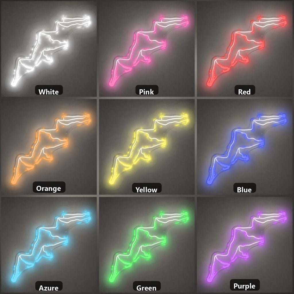 Mountain Ridge Vintage LED Neon Sign - Shineneon
