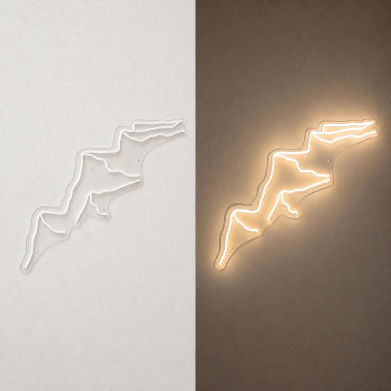 Mountain Ridge Vintage LED Neon Sign - Shineneon