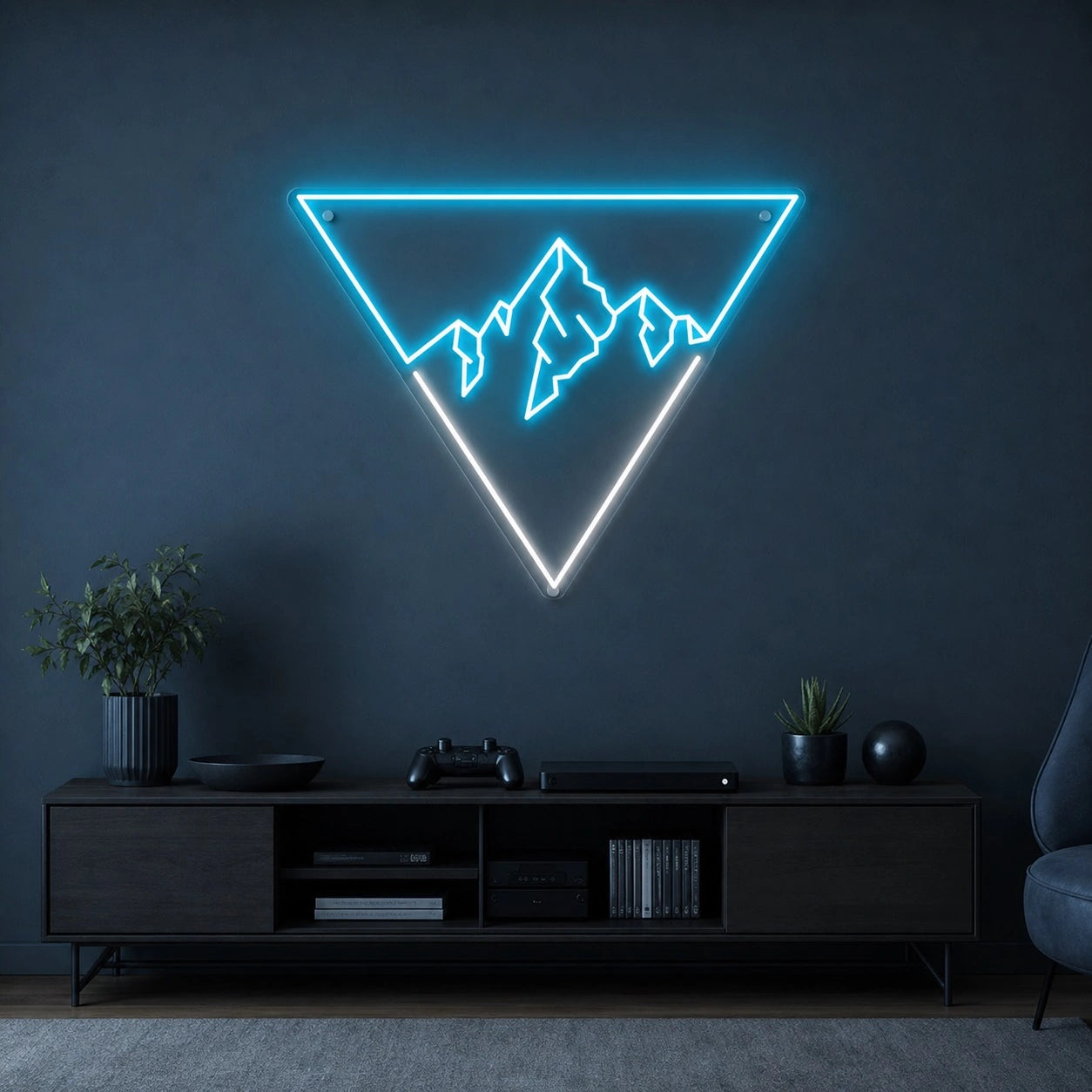 Mountain Scenery LED Neon Sign size image