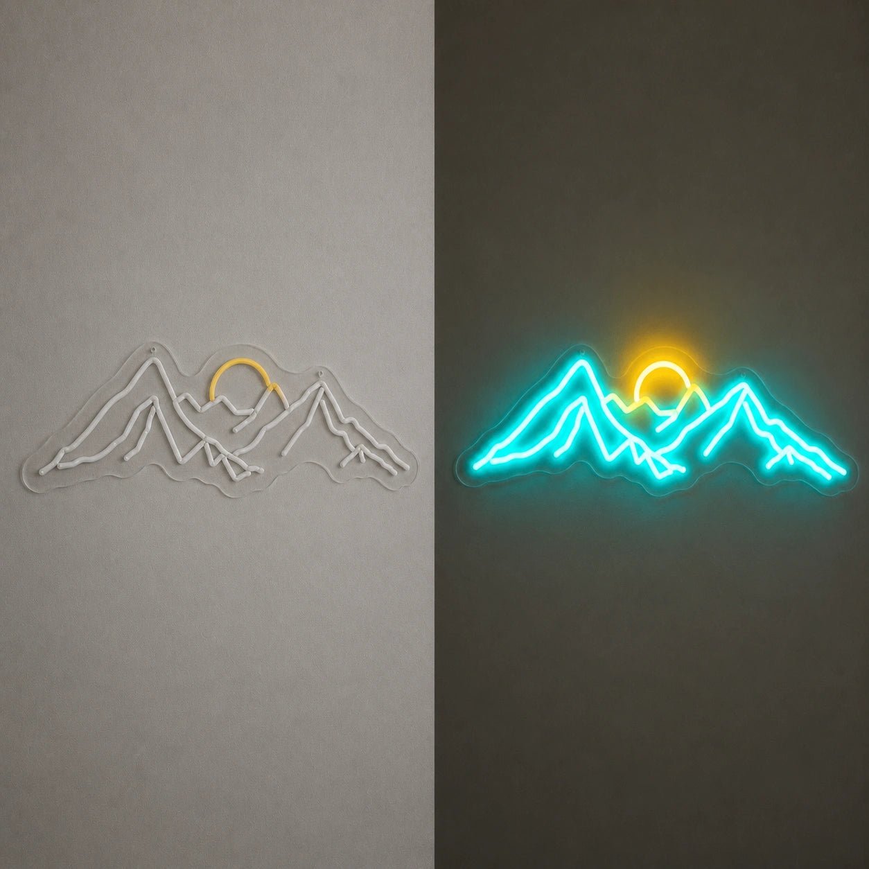 Mountain Sun Vintage LED Neon Sign - Shineneon