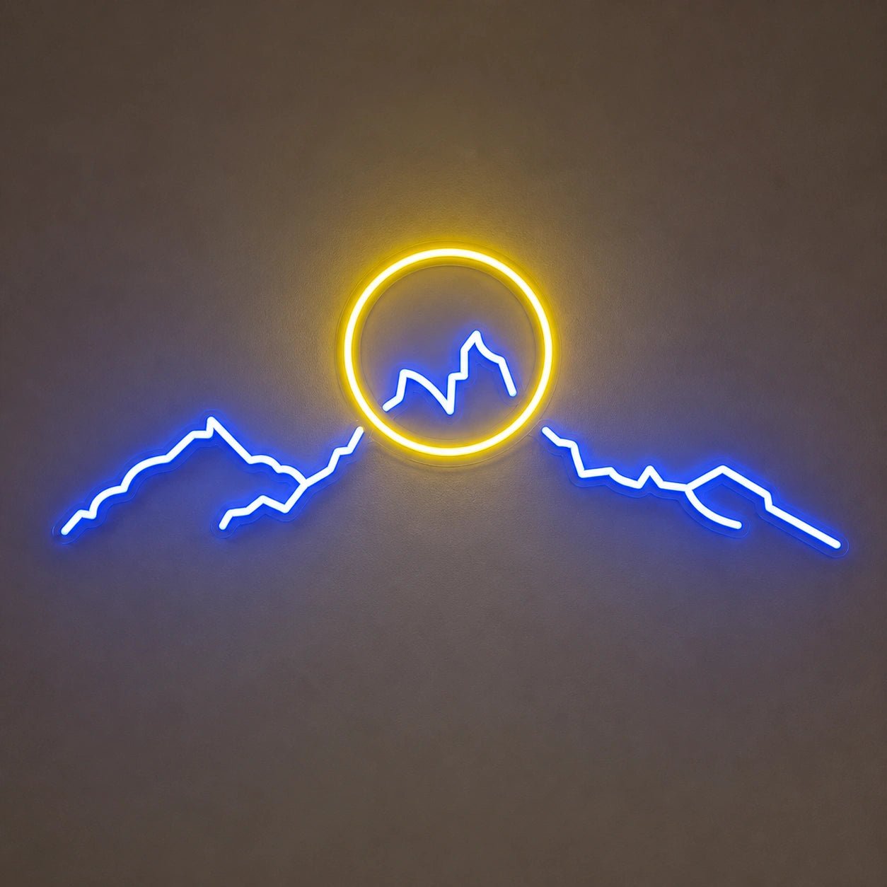 Mountain Sunrise Landscape Vintage LED Neon Sign - Shineneon