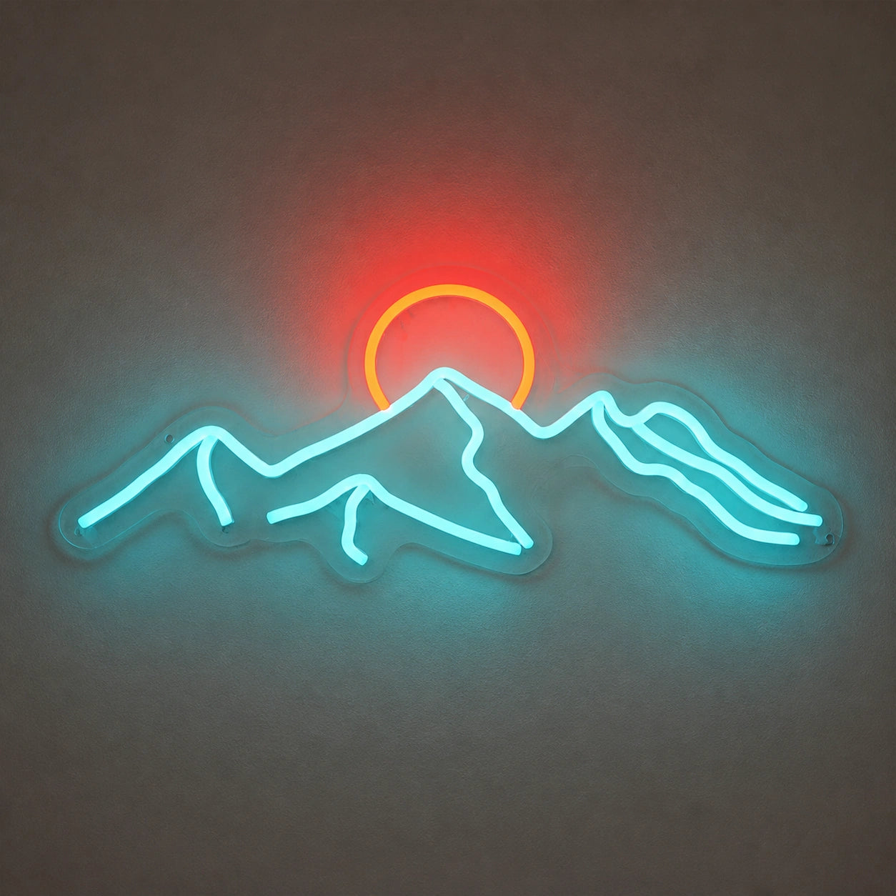 Mountain Sunrise Sunset Vintage LED Neon Sign main product image