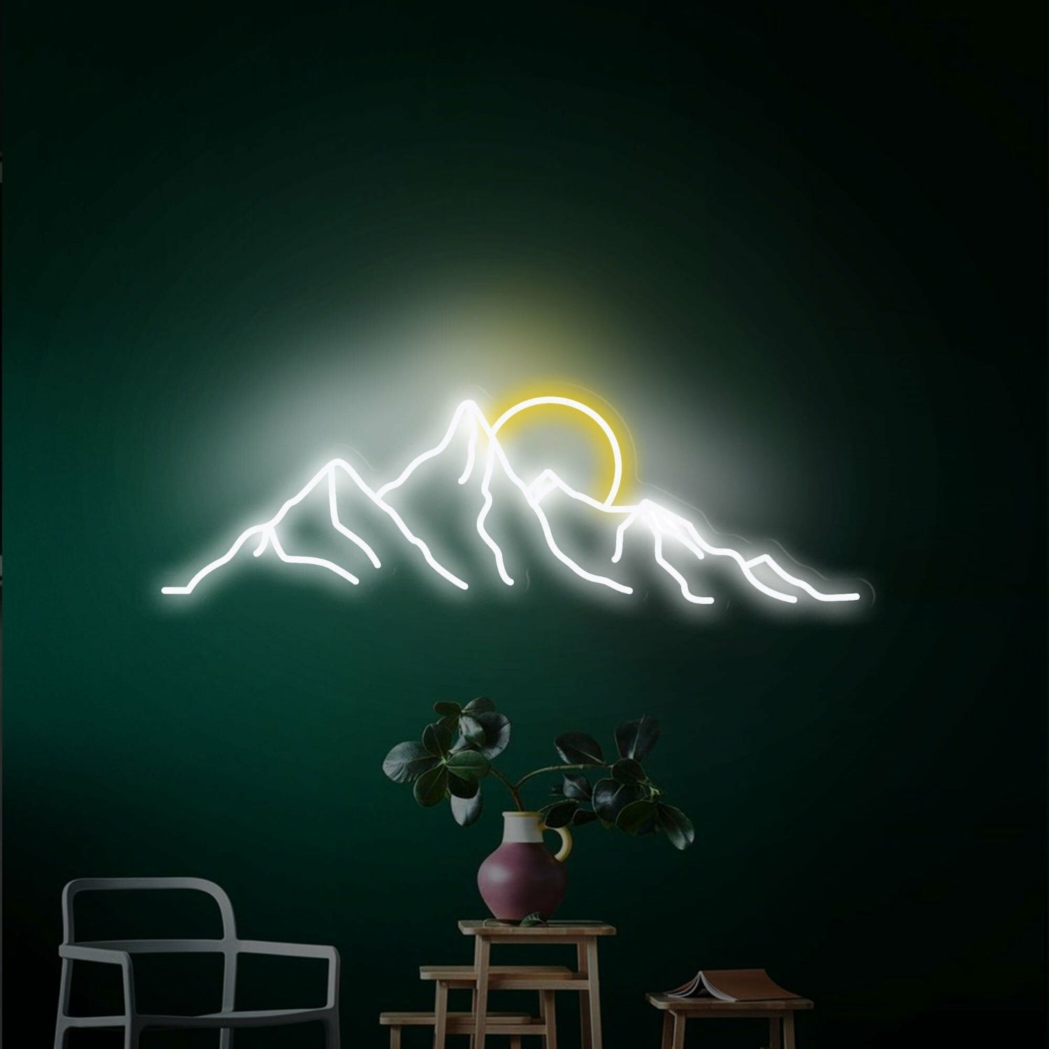 Mountain Sunset Led Neon Sign | Shineneon