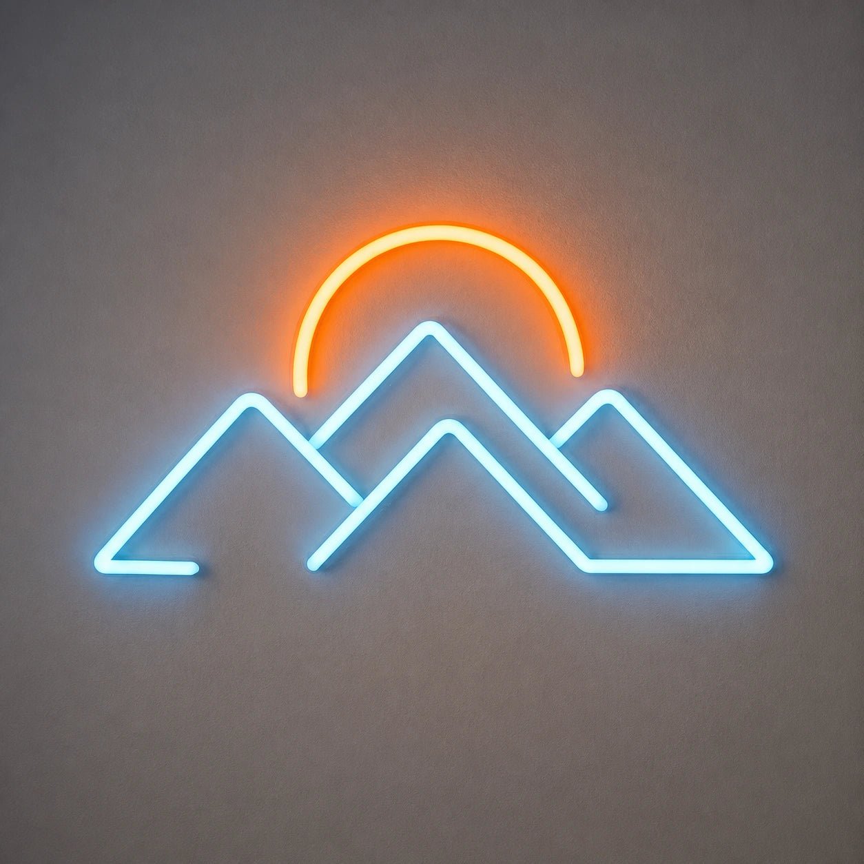 Mountains Sunset Vintage LED Neon Sign - Shineneon