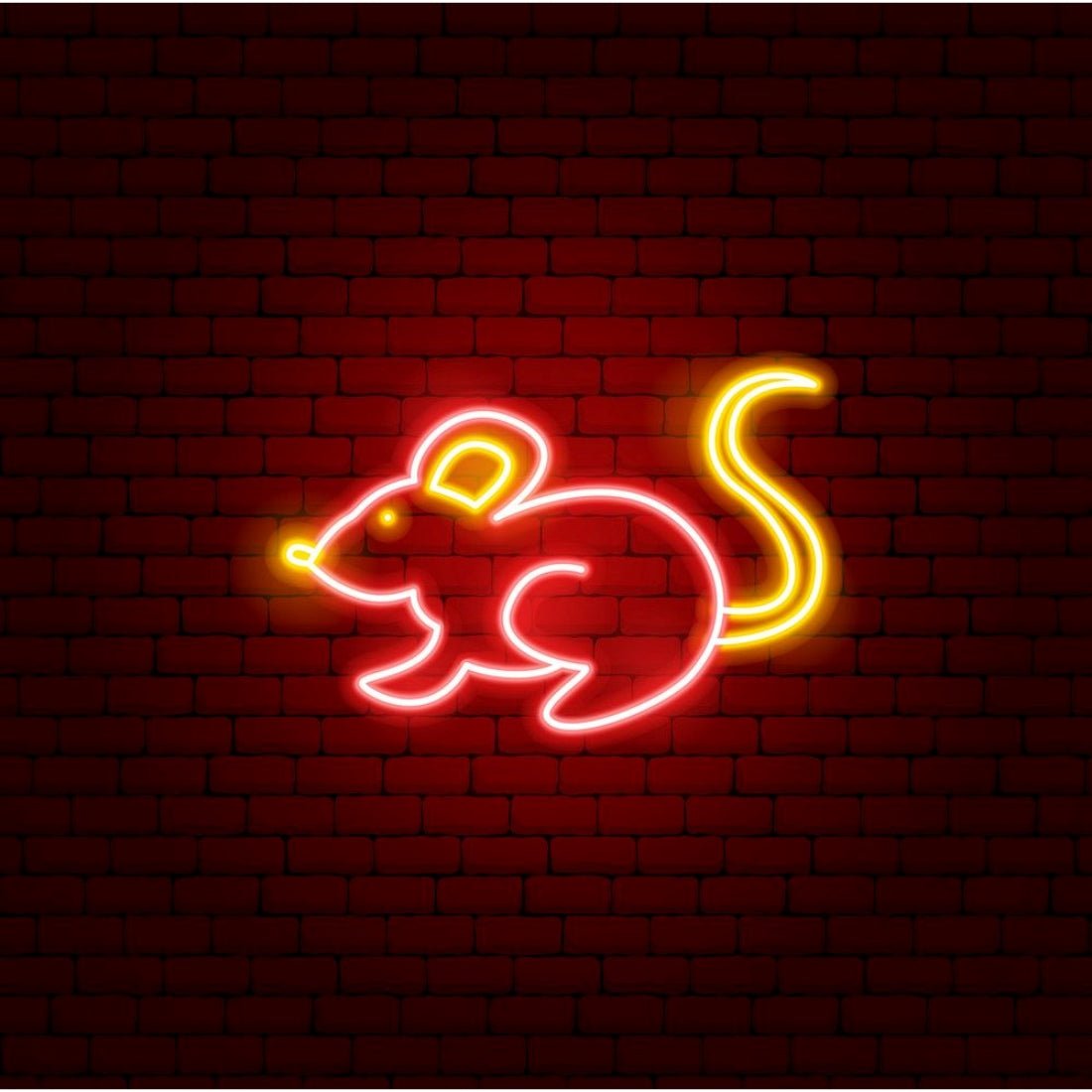Mouse Chinese Zodiac Led Sign Business Neon Sign - Shineneon