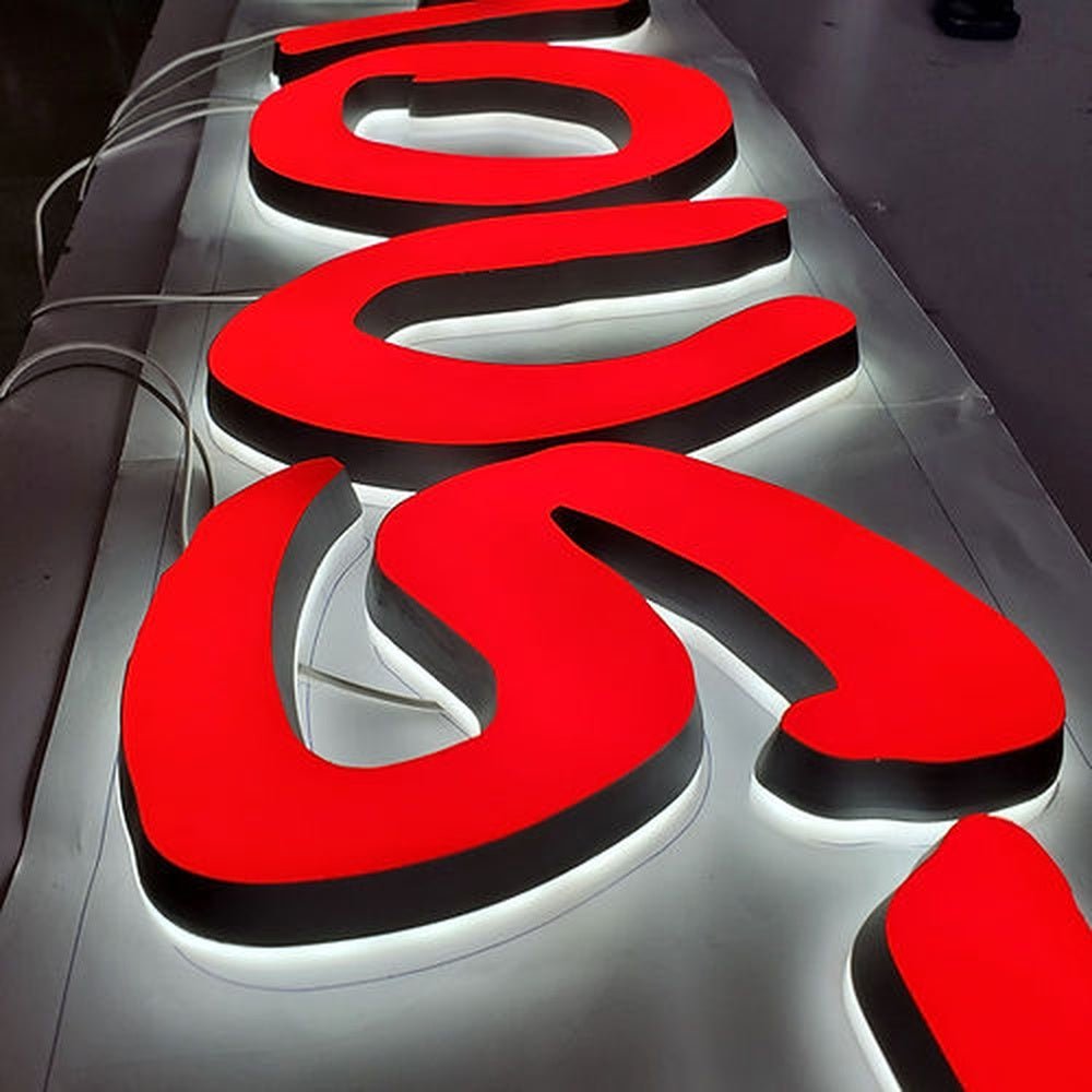 Moustik 3D Frontlit And Backlit Channel Letter Led Light Sign - Shineneon