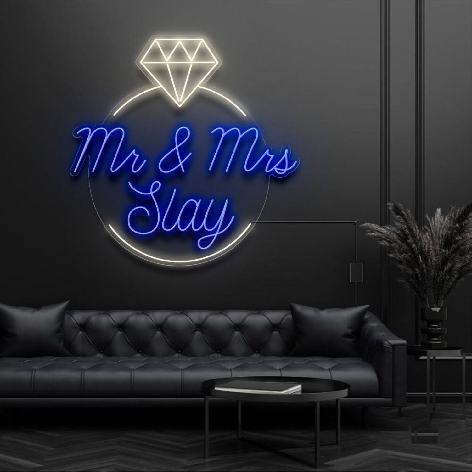 Mr And Mrs Inside Ring Neon Sign | Shineneon