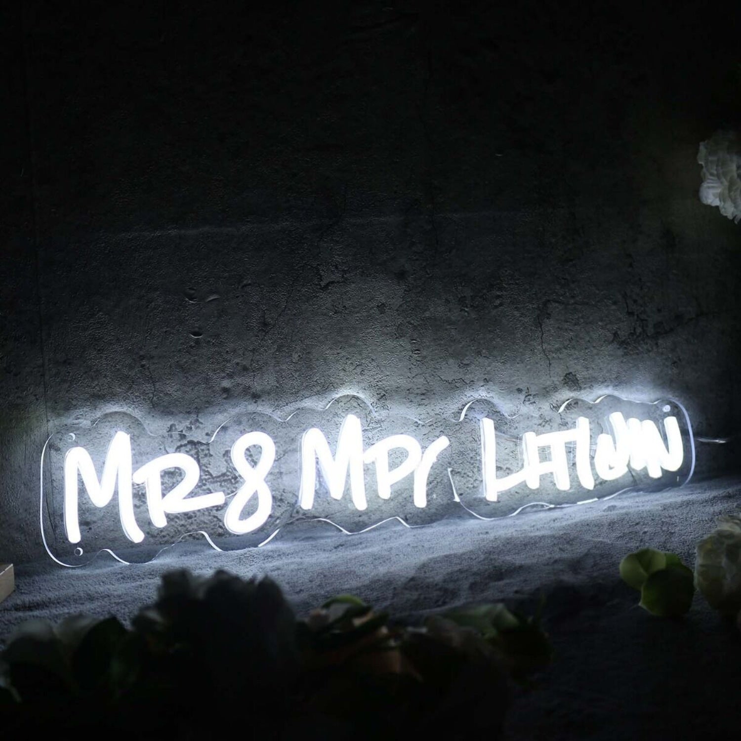 Mr And Mrs Litwin White Led Neon Sign - Shineneon