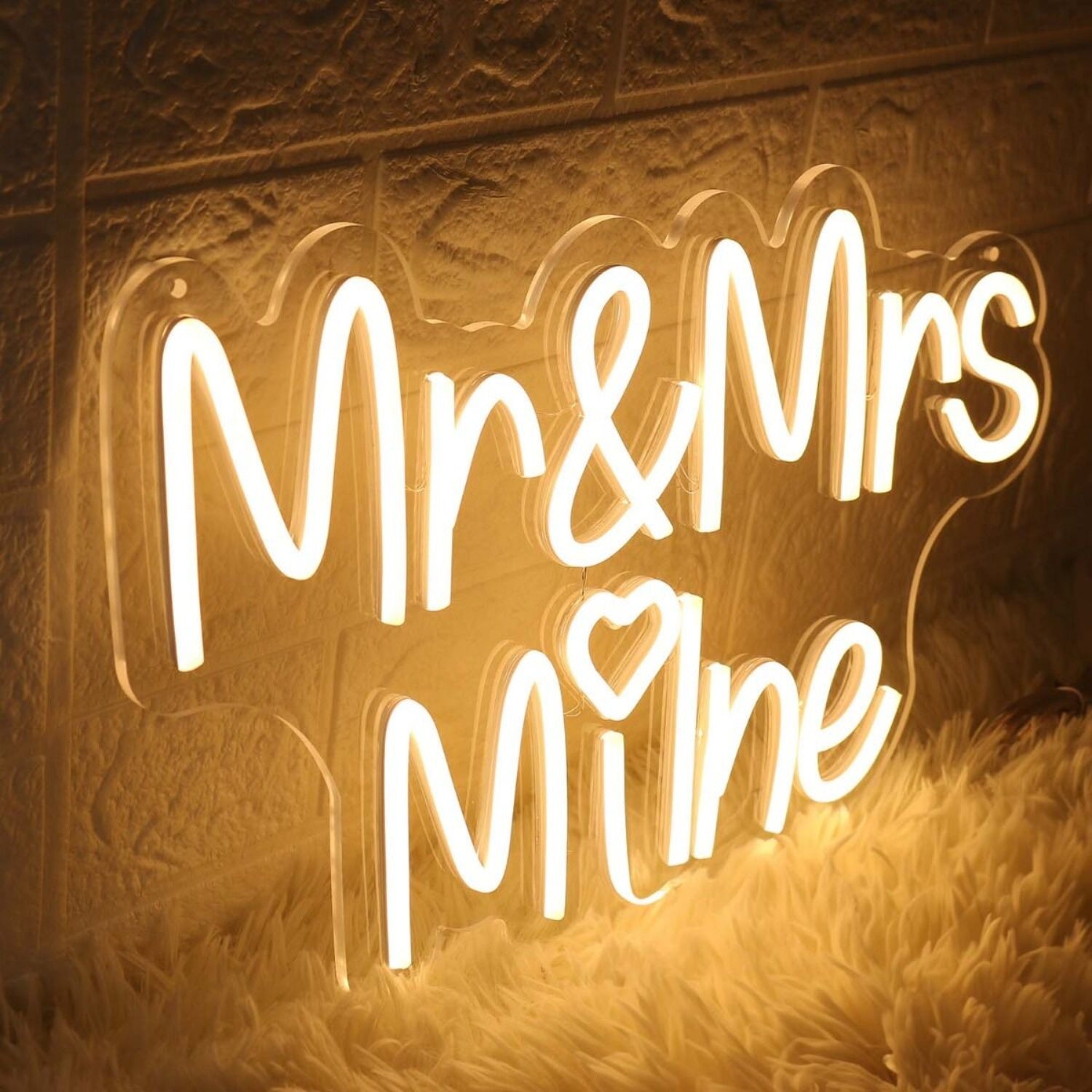 Mr And Mrs Milne Yellow Led Neon Sign - Shineneon