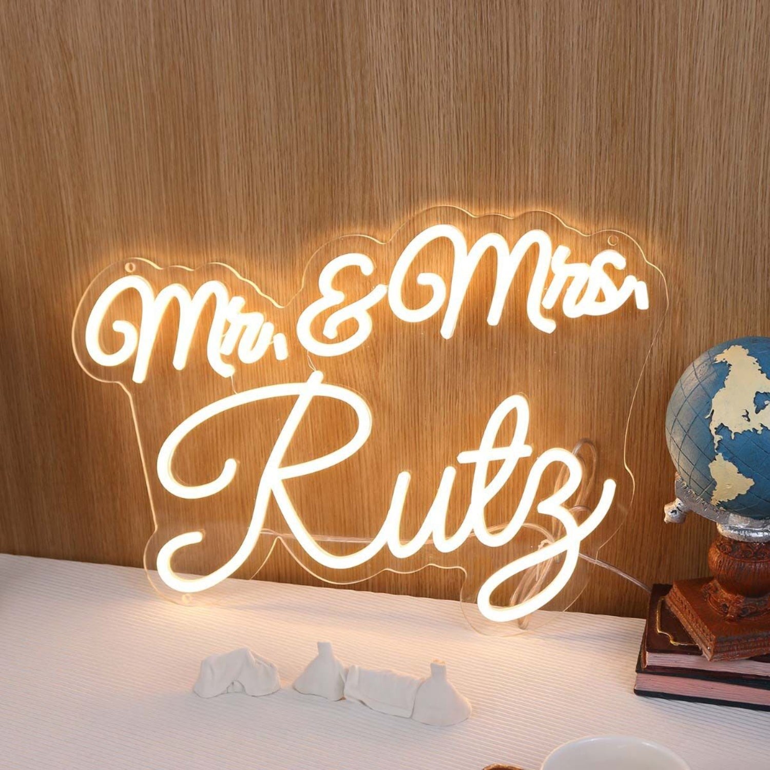 Mr And Mrs Ruty Yellow Led Neon Sign - Shineneon