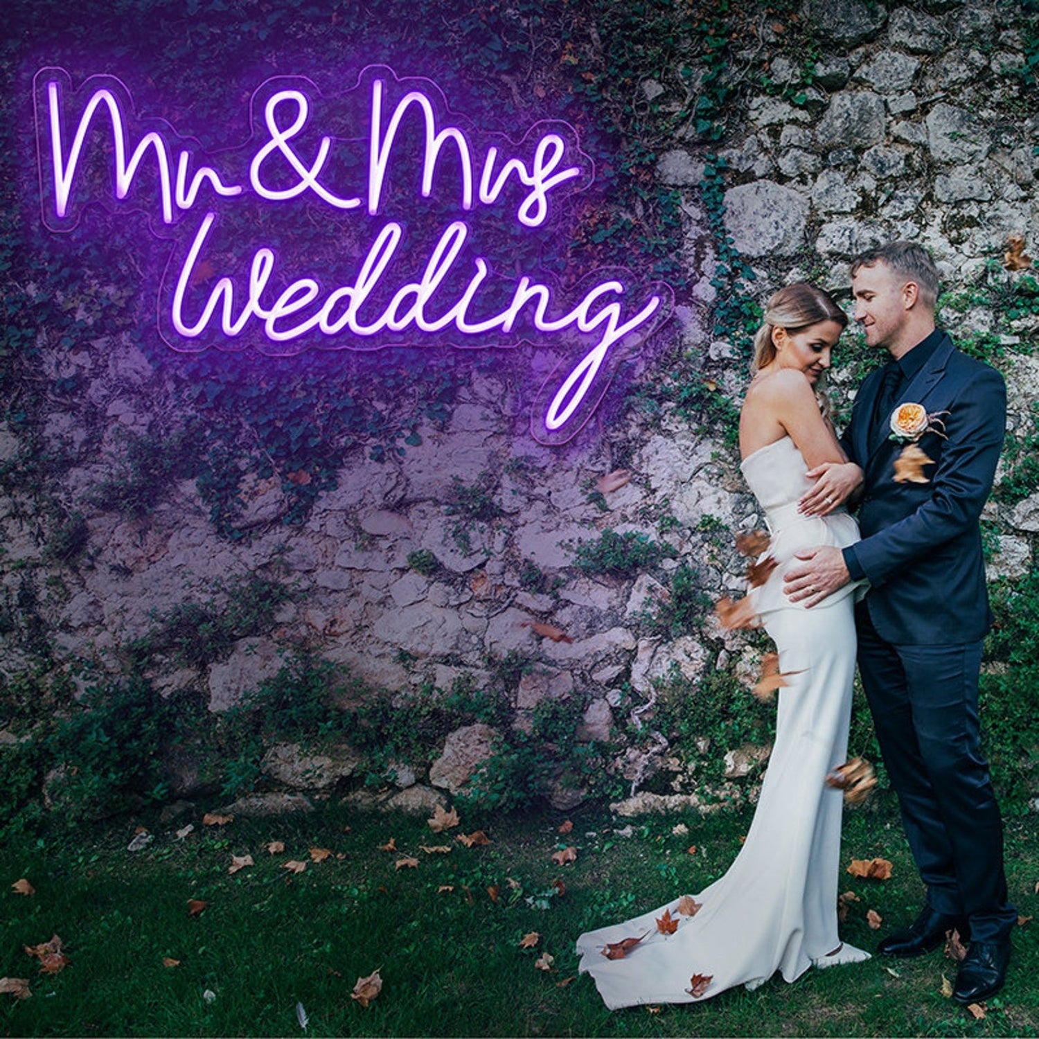 Mr And Mrs Wedding Led Neon Sign With Your Family Name | Shineneon