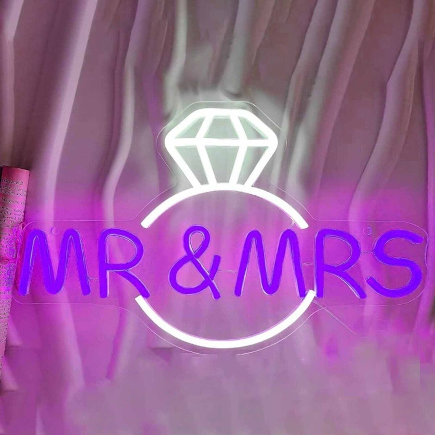 Mr Mrs Diamonds Neon Sign | Shineneon