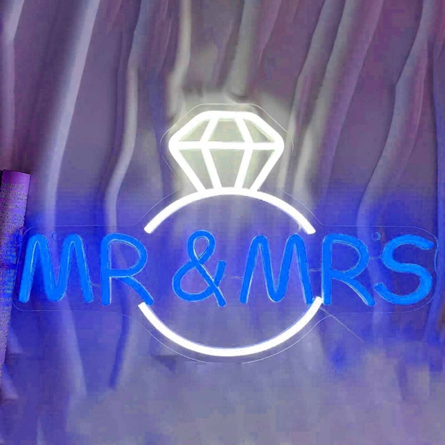Mr Mrs Diamonds Neon Sign | Shineneon