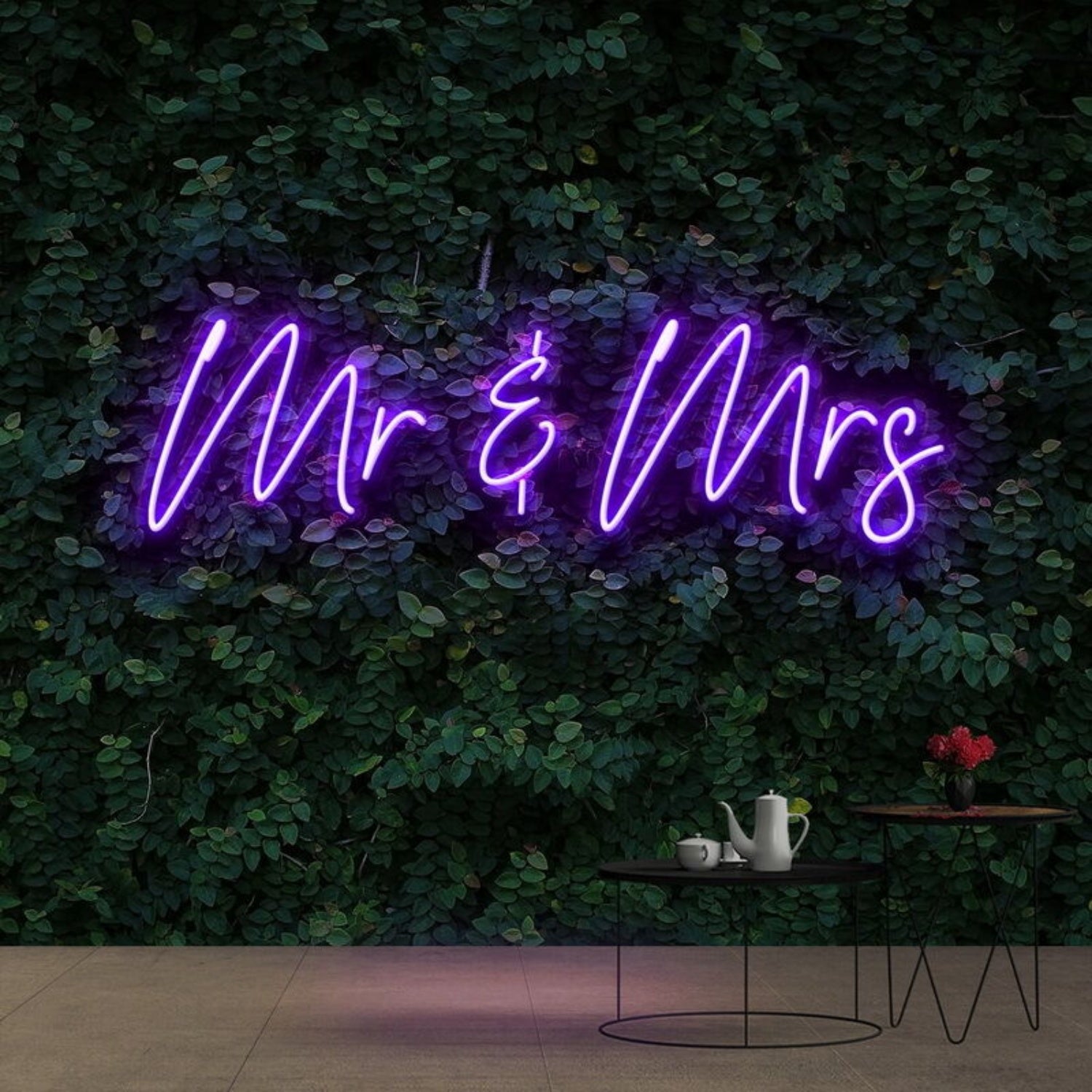 Mr Mrs Neon Sign For Wedding Decor And Romantic Settings | Shineneon