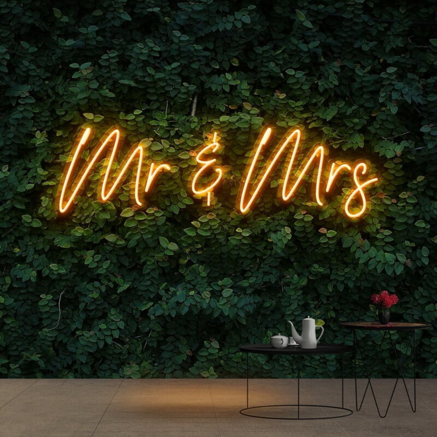 Mr Mrs Neon Sign For Wedding Decor And Romantic Settings | Shineneon