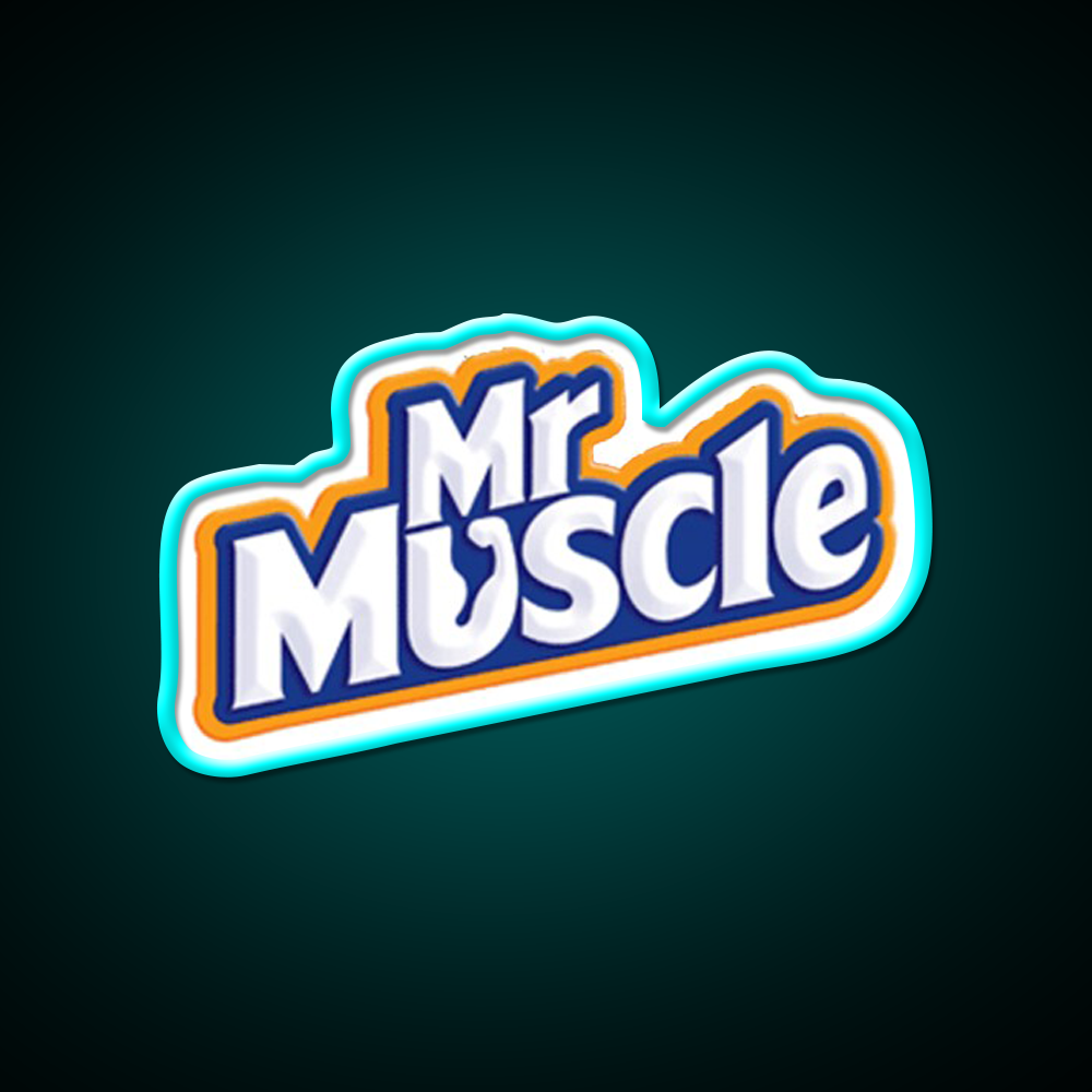 Mr Muscle Gym Fitness Led Neon Sign Rgb Color