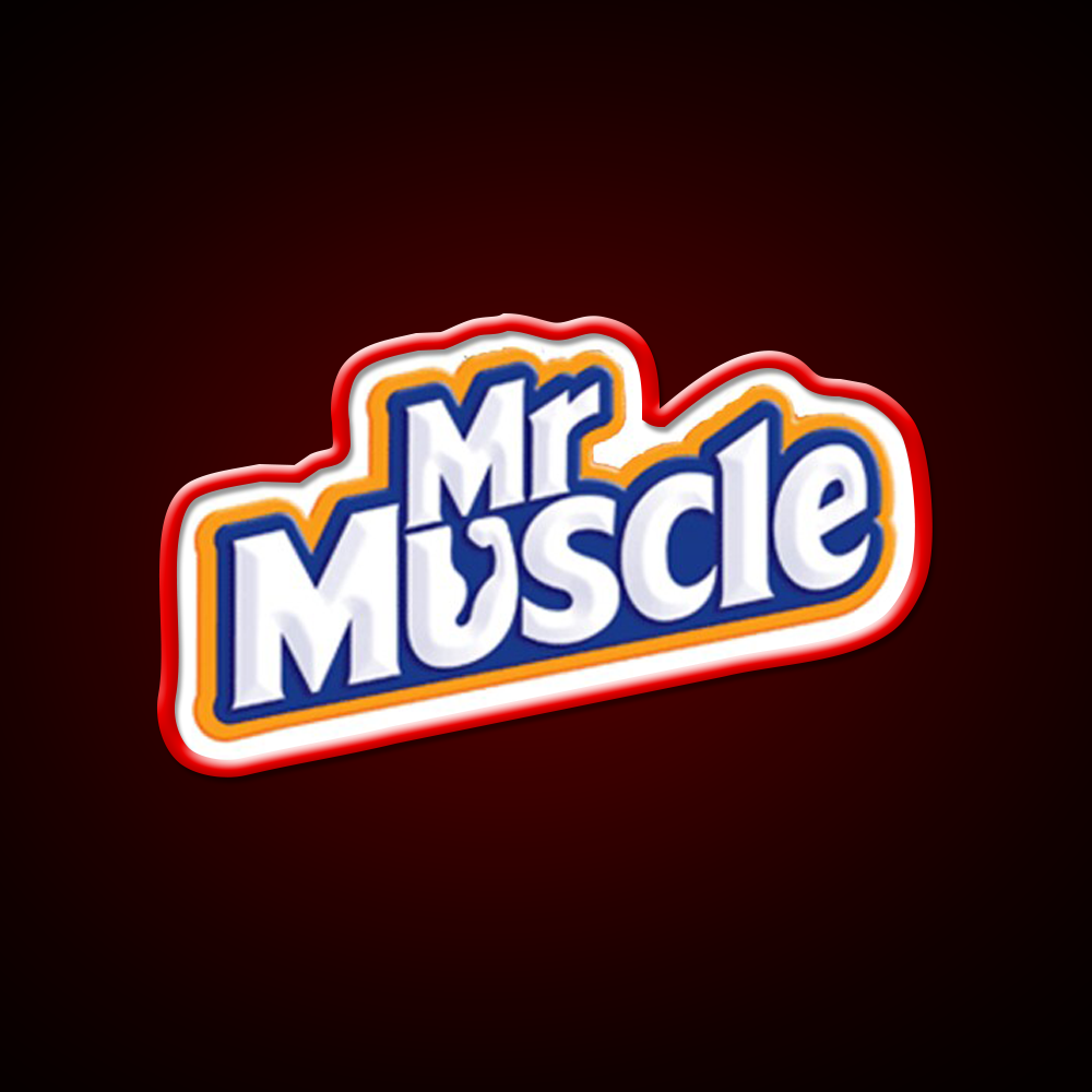 Mr Muscle Gym Fitness Led Neon Sign Rgb Color