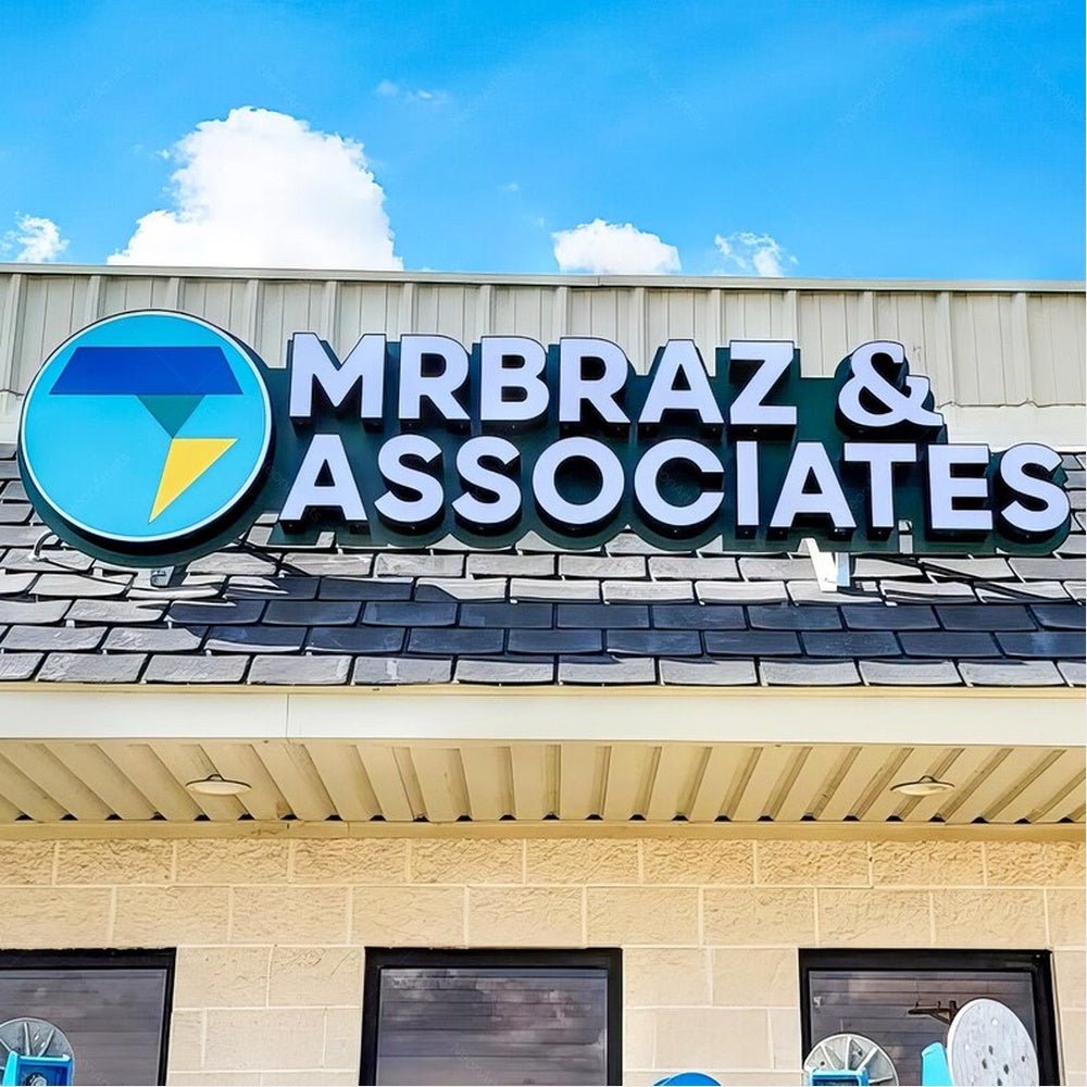 Mrbraz Associates 3D Frontlit And Backlit Channel Letter Led Light Sign - Shineneon