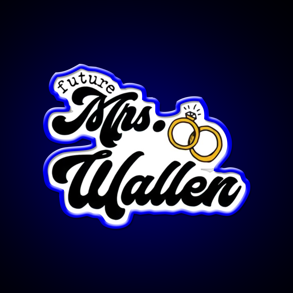 Mrs Wallen Future Whiskey Drink Bar Led Neon Sign Rgb Color