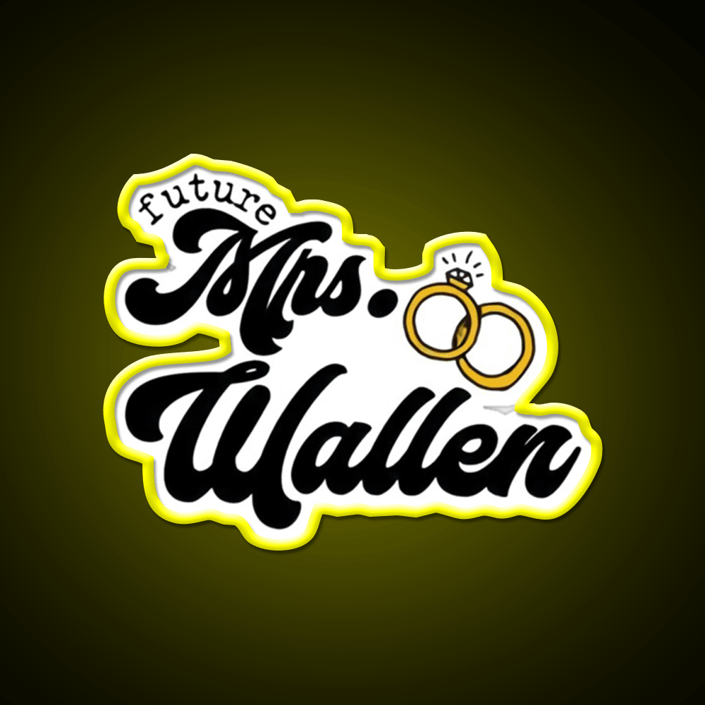 Mrs Wallen Future Whiskey Drink Bar Led Neon Sign Rgb Color - Shineneon