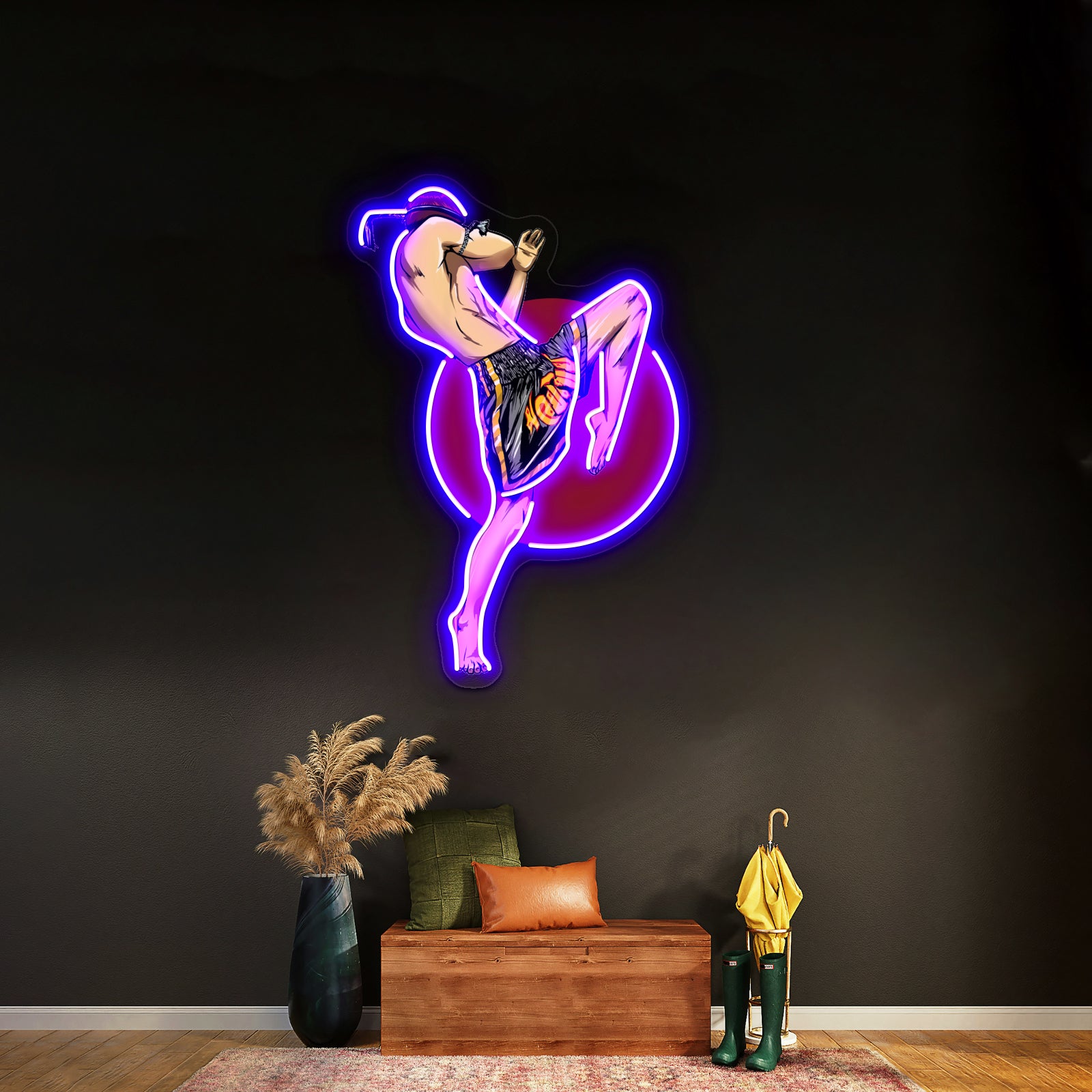 Muay Thai Artwork Neon Sign Led | Shineneon
