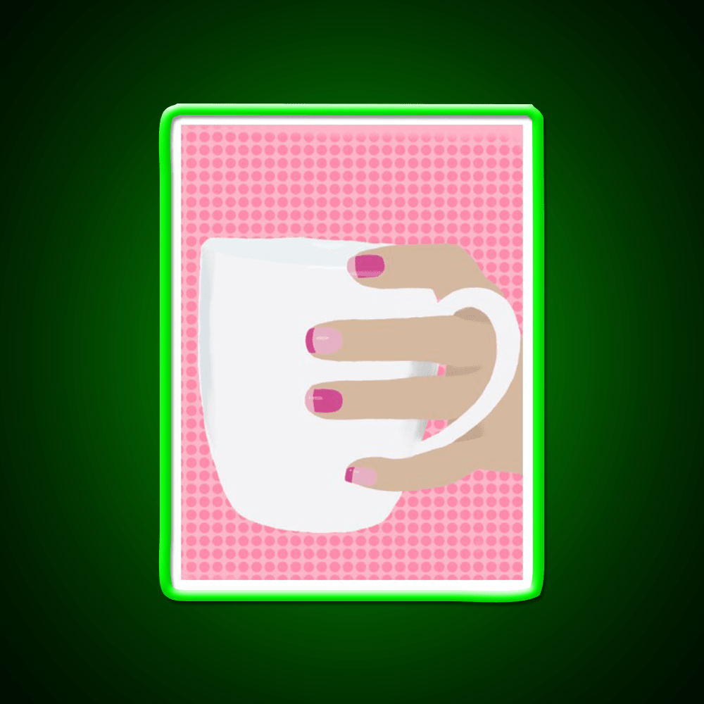 Mug Nail Salon Led Neon Sign Rgb Color - Shineneon