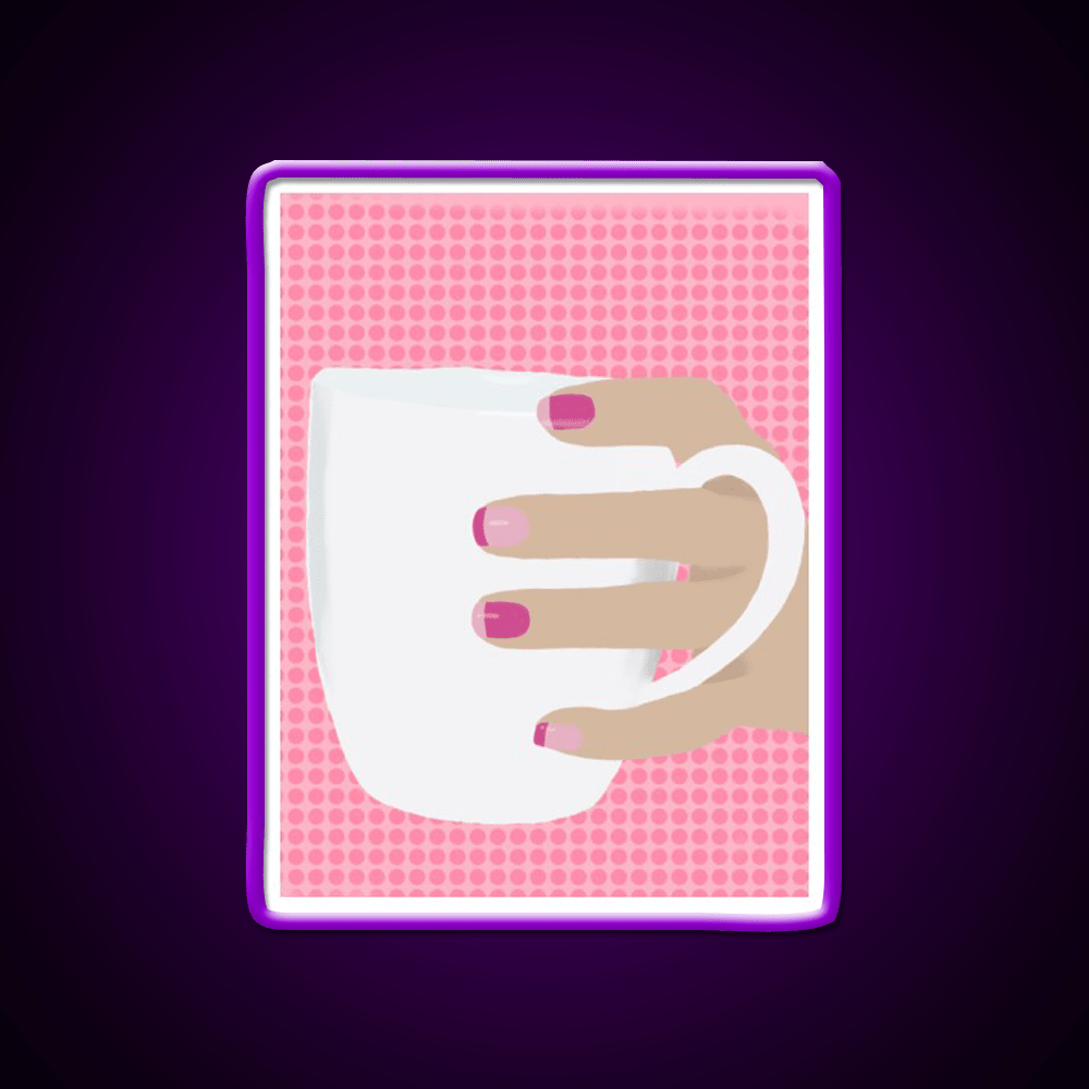 Mug Nail Salon Led Neon Sign Rgb Color - Shineneon
