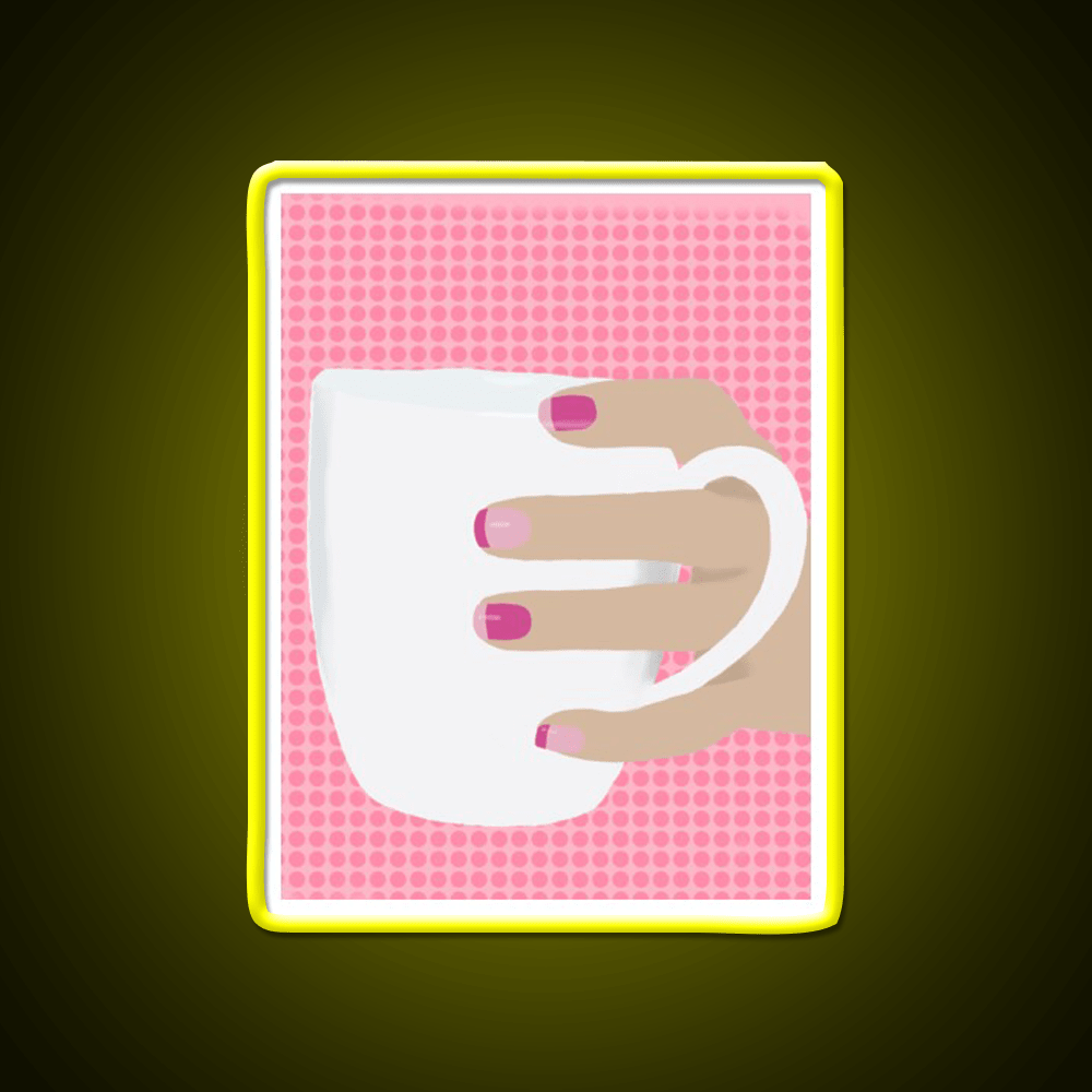 Mug Nail Salon Led Neon Sign Rgb Color - Shineneon