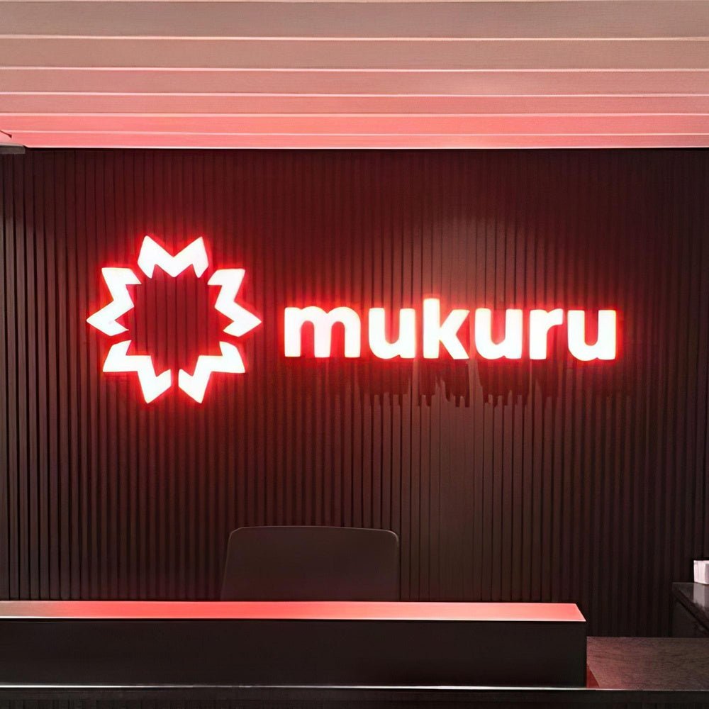 Mukuru 3D Front And Back Lit Letters Metal Led Sign - Shineneon