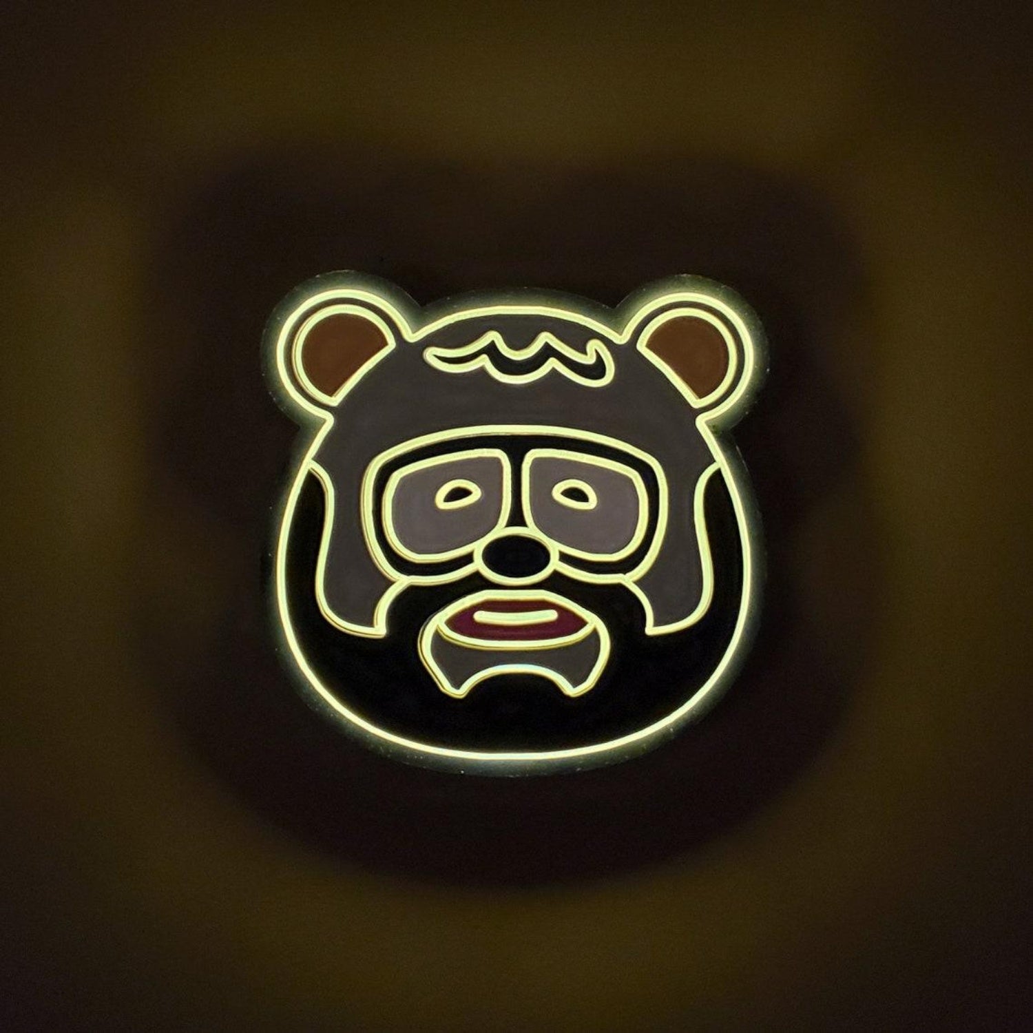 Multi-Color Cartoon Bear Led Neon Sign For Home And Cafe Decor | Shineneon