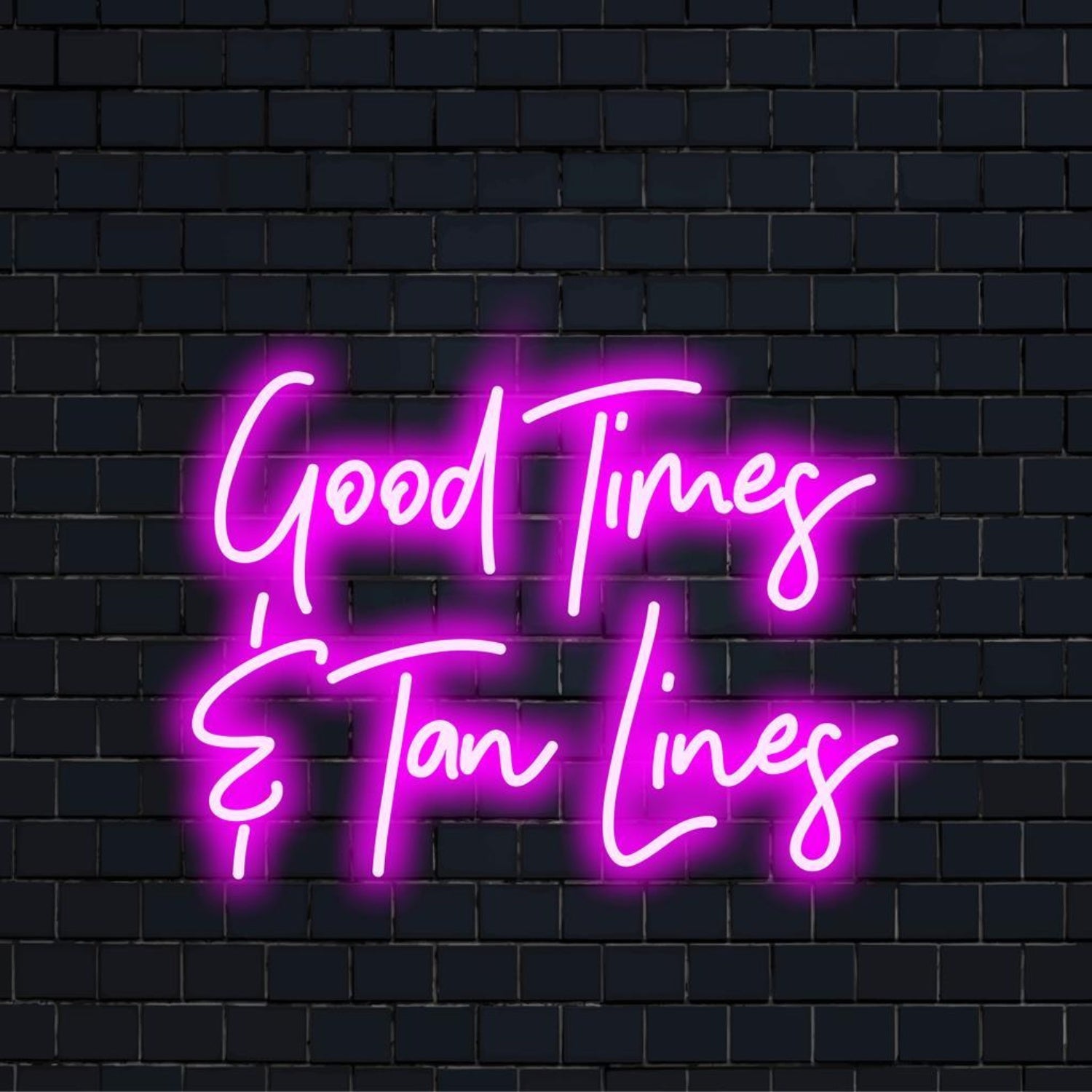 Good Times Tan Lines LED Neon Sign | Shineneon