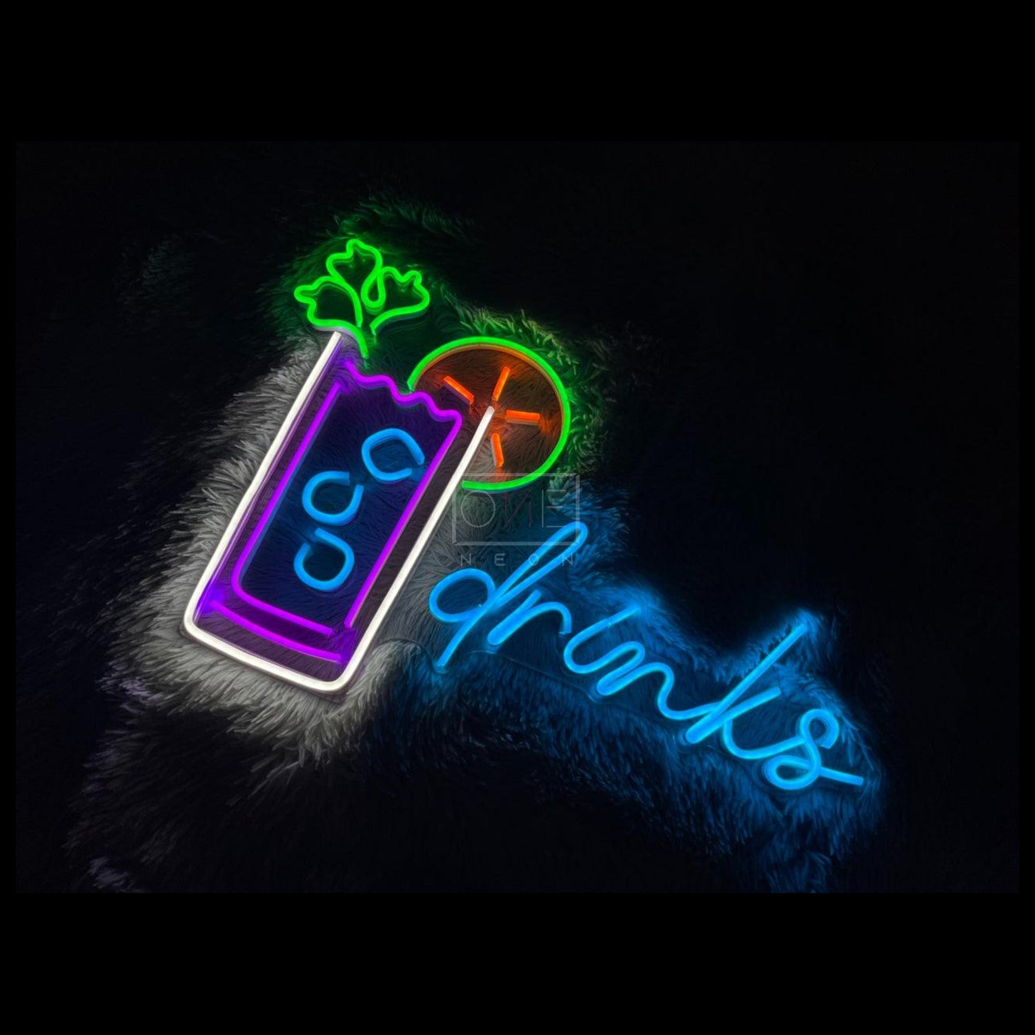 Multicolor Cocktail Drinks Led Neon Sign For Bar Cafe Restaurant Decor | Shineneon