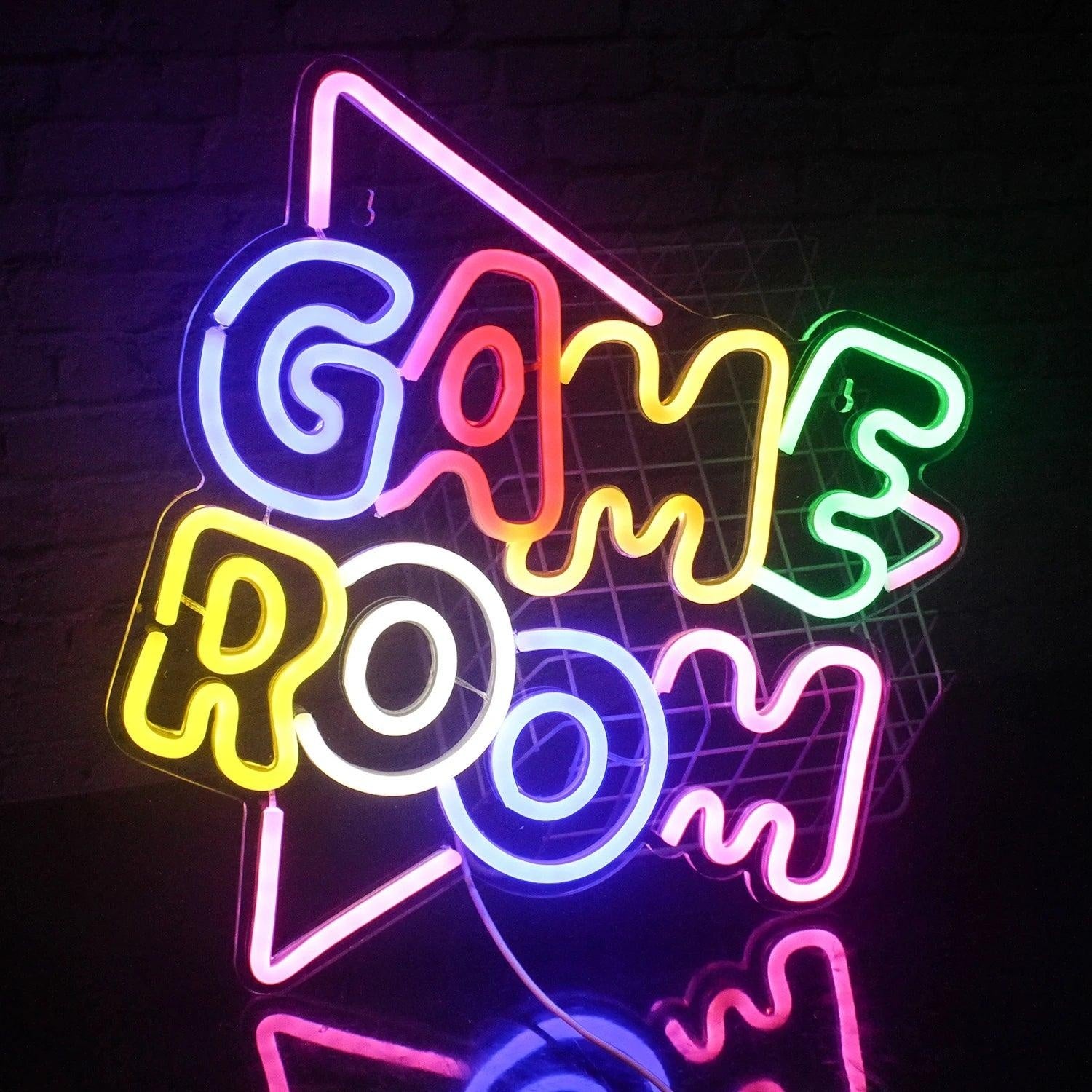 Multicolor Game Room Led Neon Sign Indoor Gaming Decor | Shineneon