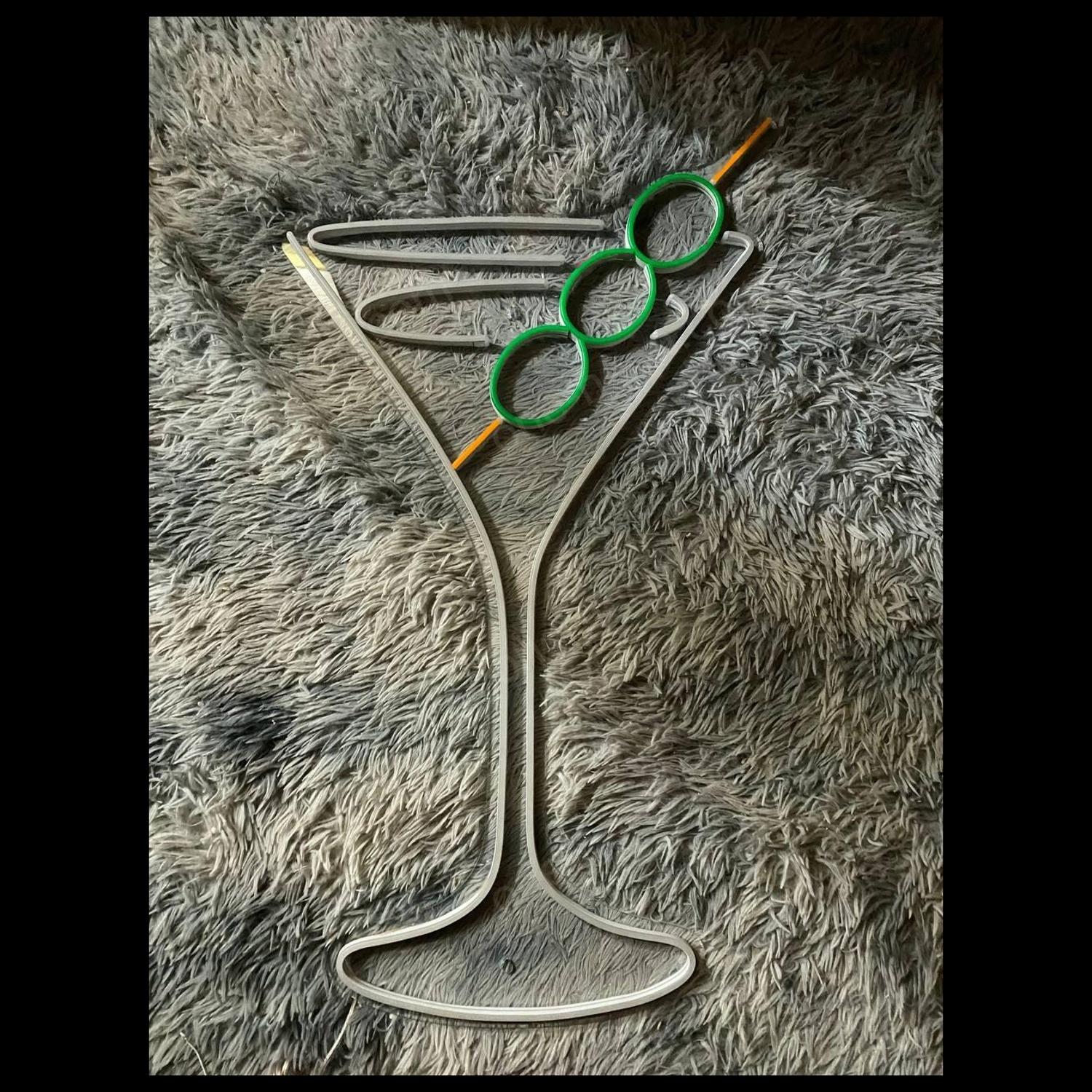 Multicolor Martini Cocktails Led Neon Sign Bar Decor-1 | Shineneon