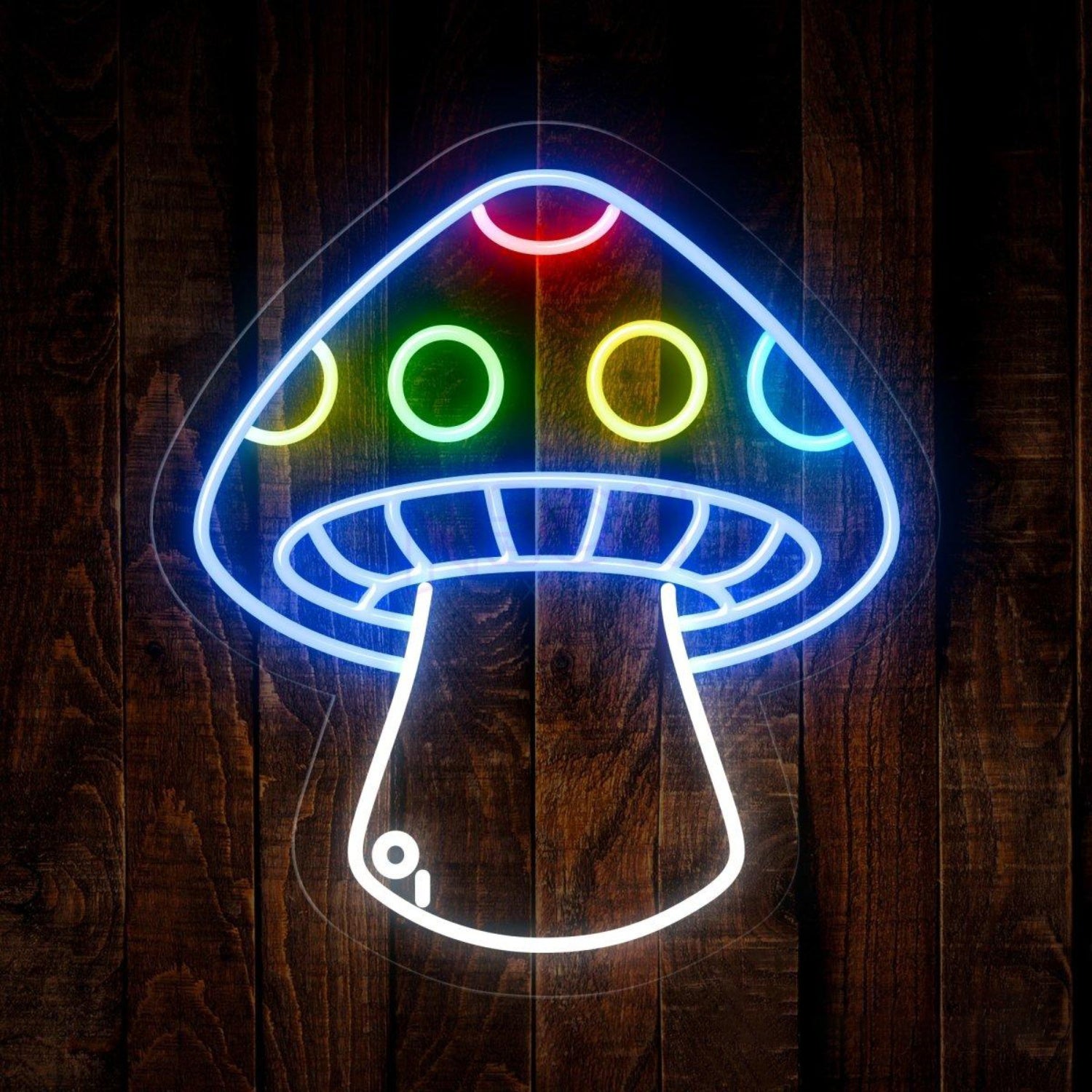 Multicolor Mushroom Led Neon Sign For Kids Room And Cafe Wall Decor | Shineneon