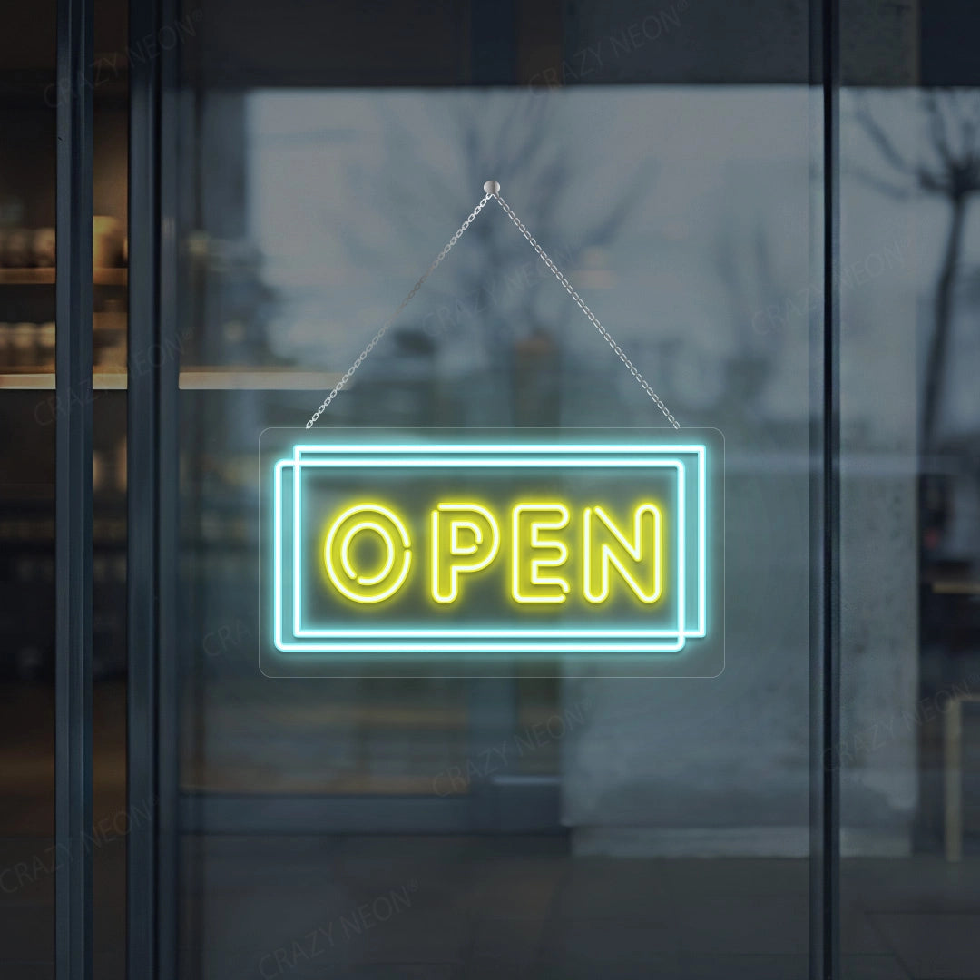 Multicolor Open Sign | Shineneon