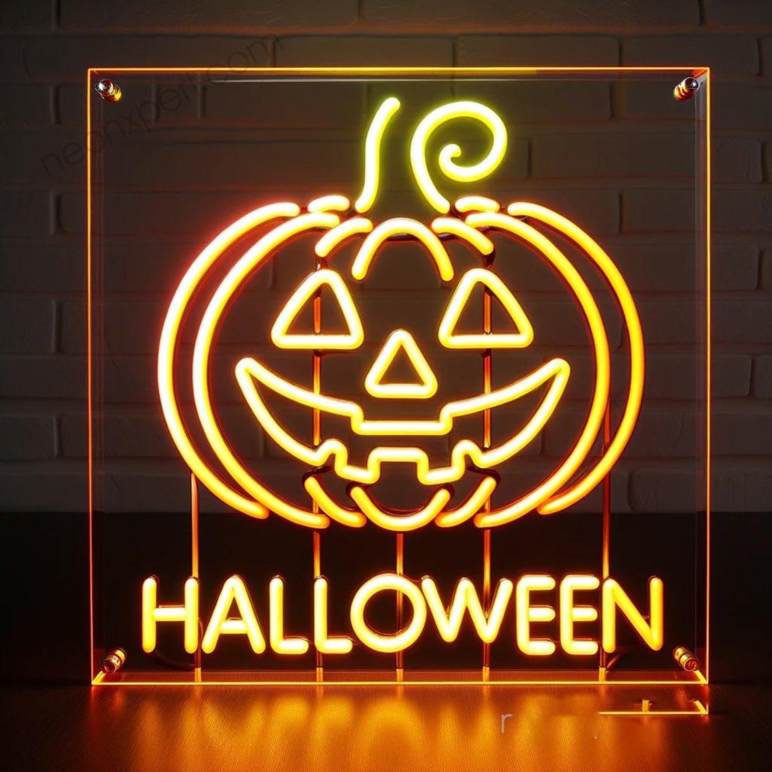 Multicolor Pumpkin Face Led Neon Sign For Halloween Indoor Decor | Shineneon