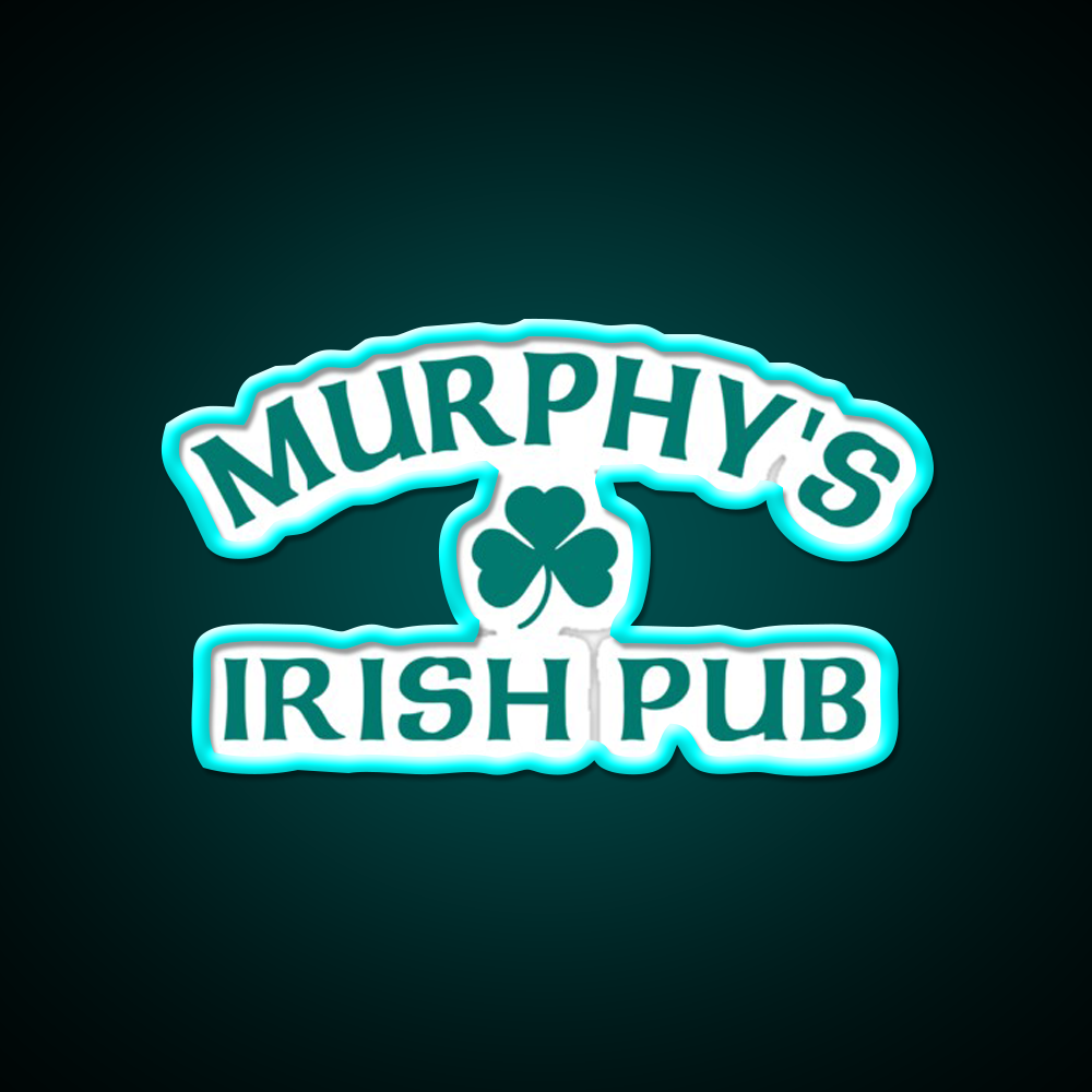 Murphys Irish Pub Man Cave Bar Led Neon Sign Rgb Color