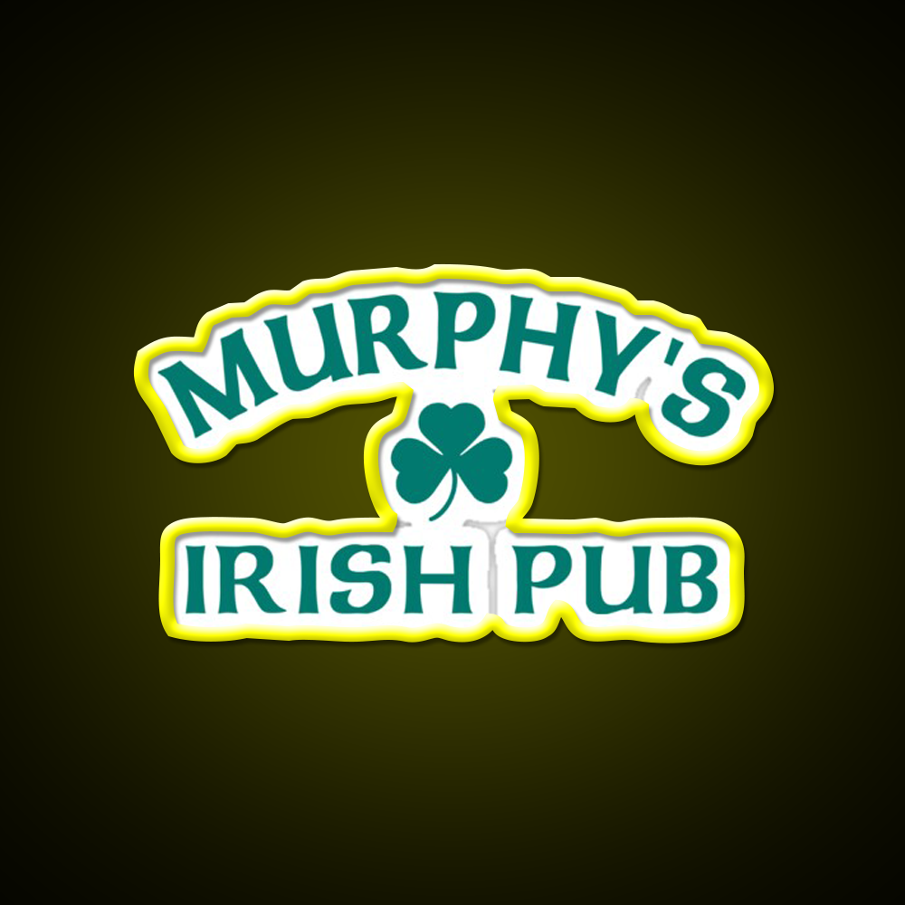 Murphys Irish Pub Man Cave Bar Led Neon Sign Rgb Color