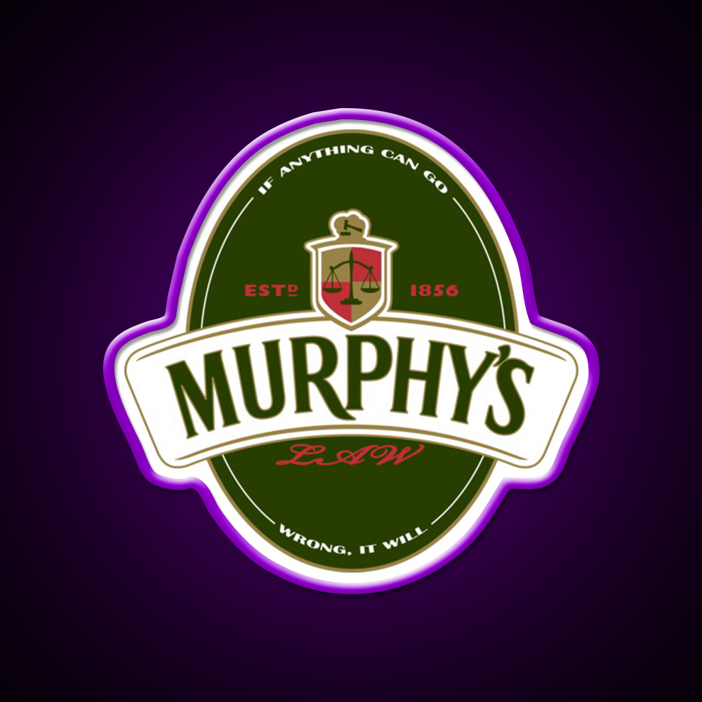 Murphys Law Beer Bar Decor Led Neon Sign Rgb Color - LED neon sign view 9