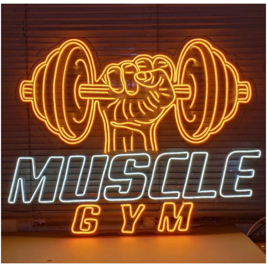 Muscle Gym Led Sign Business Neon Sign