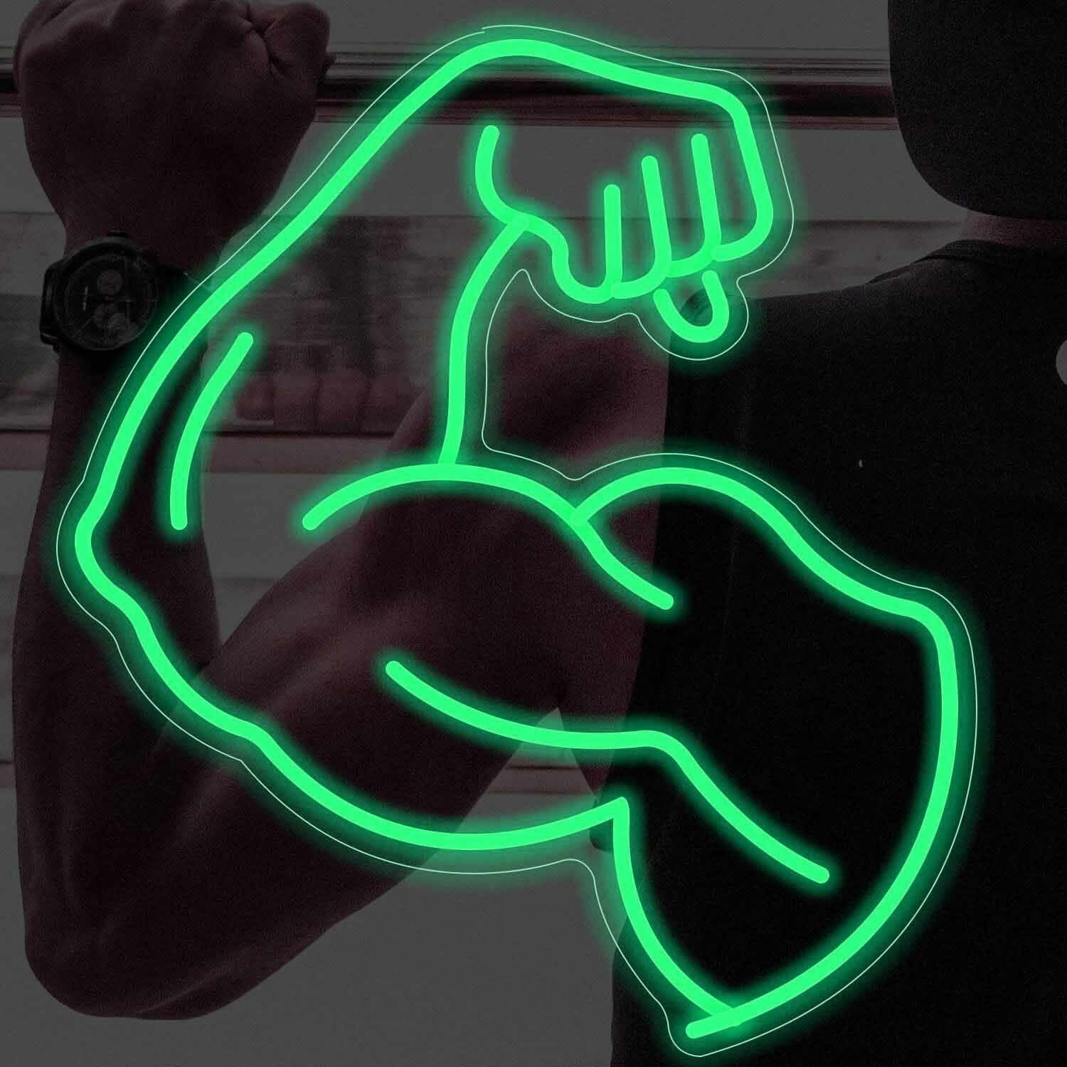 Muscle Line Art Arm Style 2 Led Neon Sign | Shineneon
