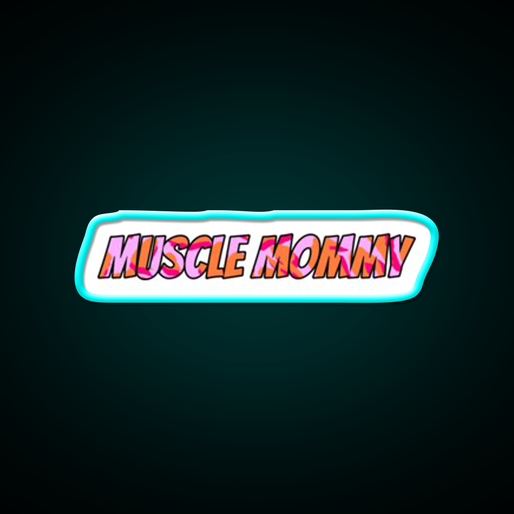 Muscle Mommy Gym Fitness Led Neon Sign Rgb Color